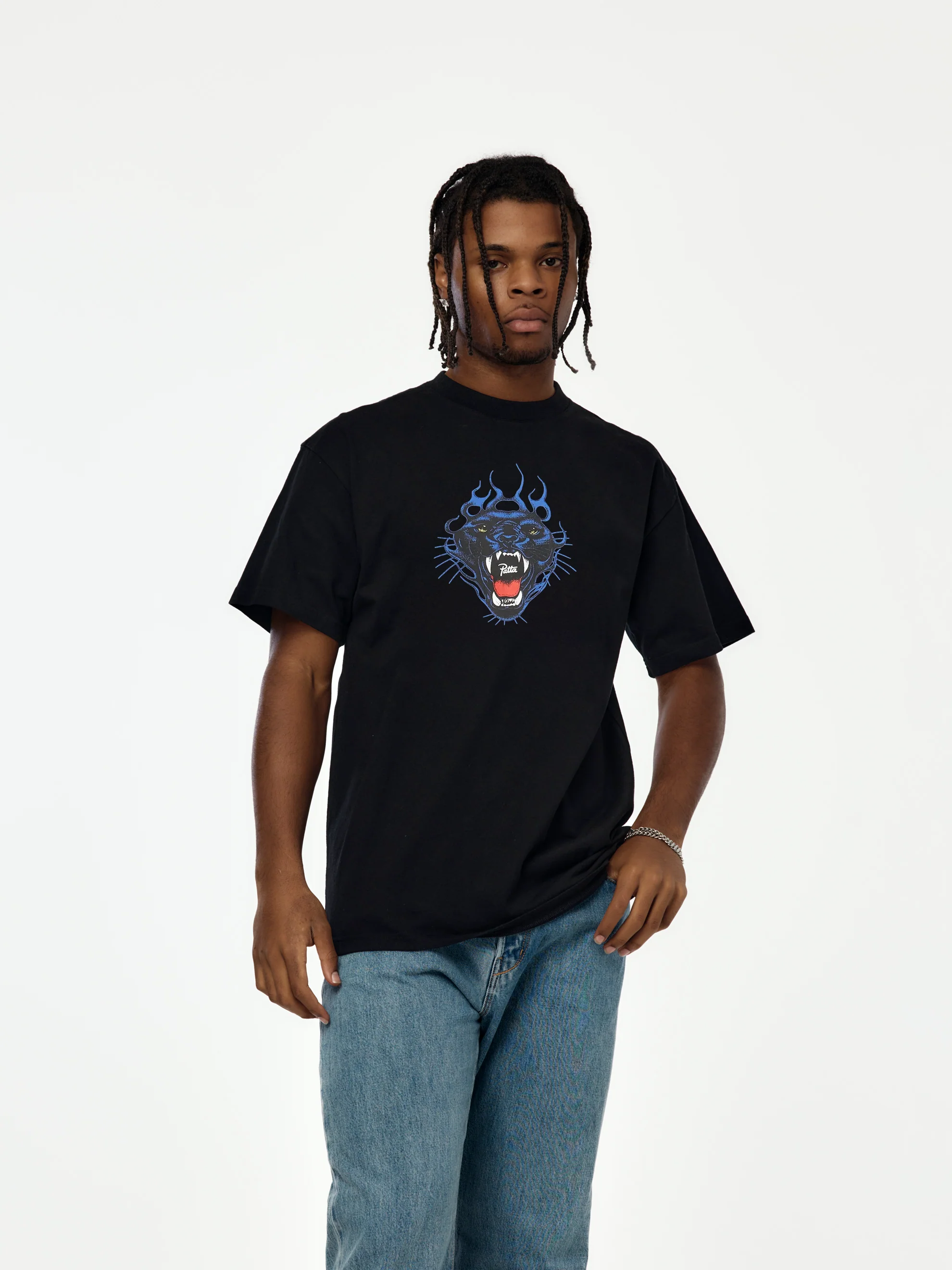 Patta Fire Panther T-Shirt (Black)