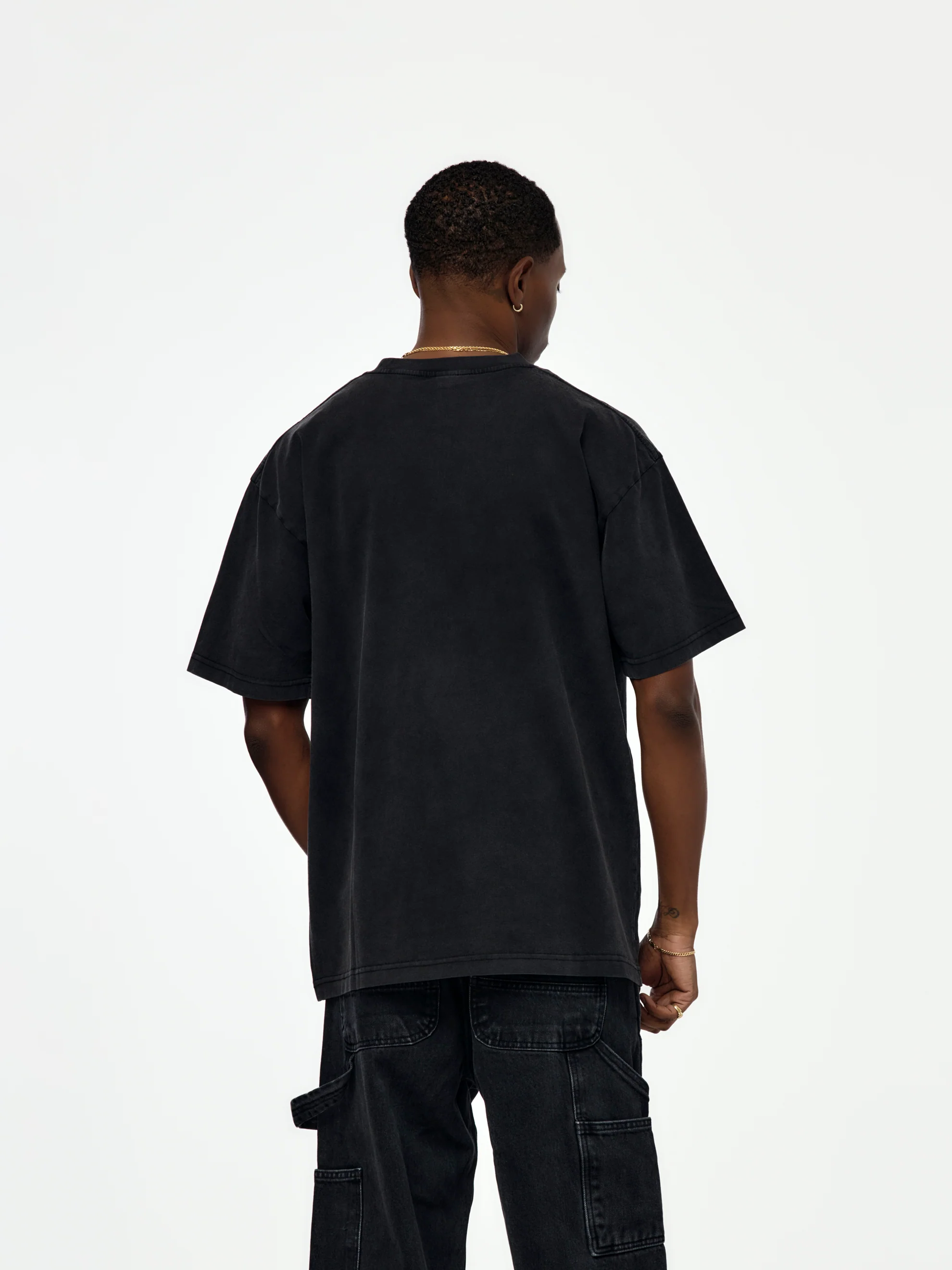 Patta Gilded Acid Washed T-Shirt (Black) - Image 3
