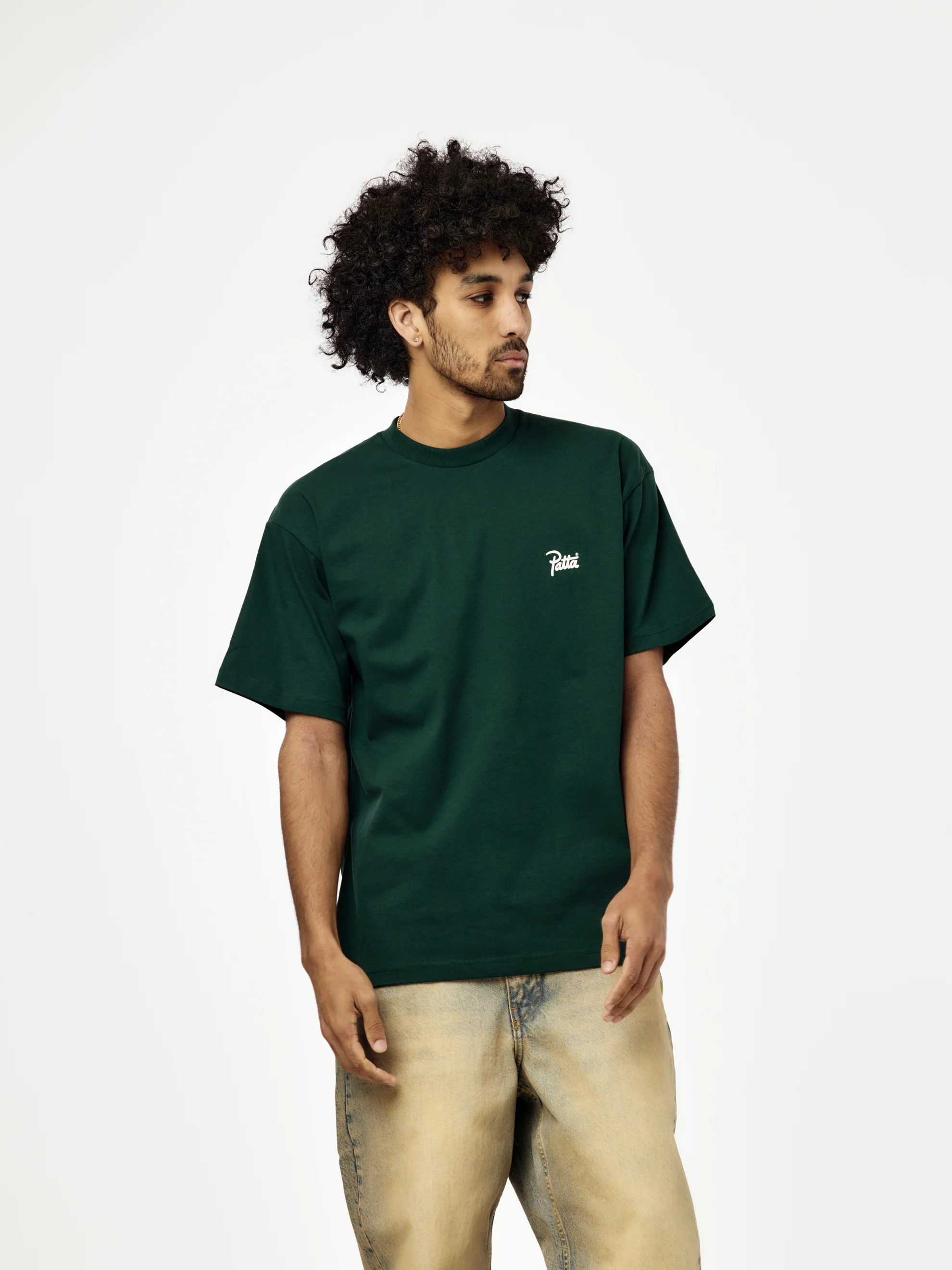 Patta Script Logo T-Shirt (Pine Grove)