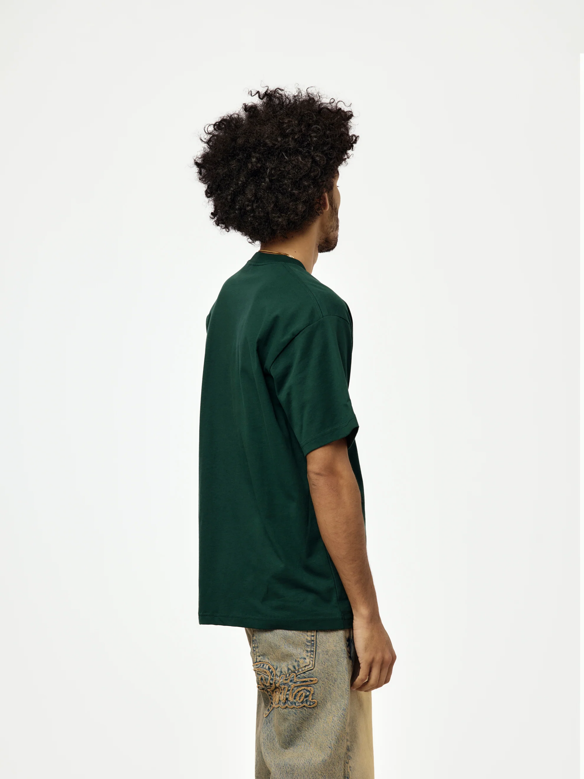 Patta Script Logo T-Shirt (Pine Grove) - Image 3