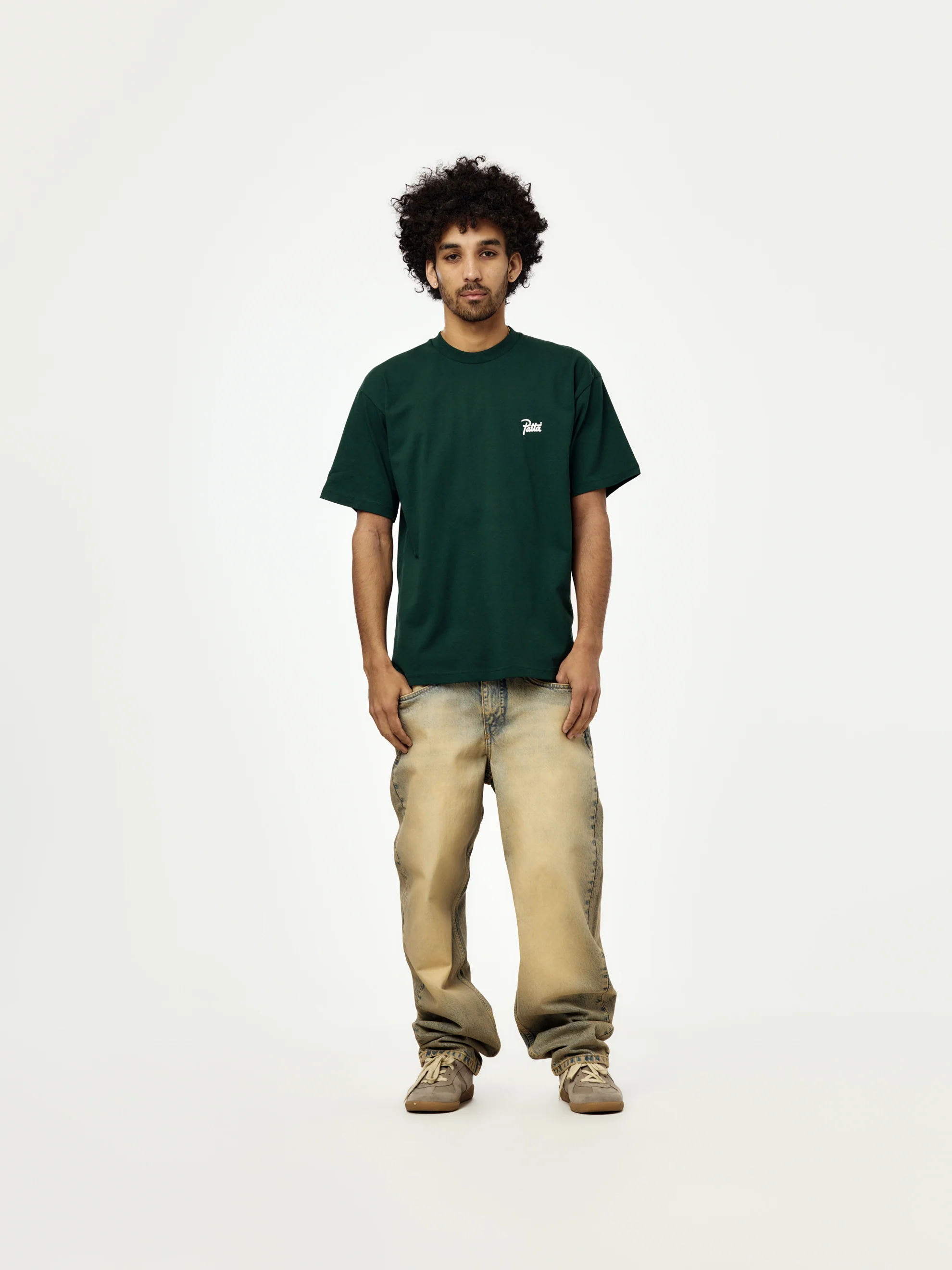 Patta Script Logo T-Shirt (Pine Grove) - Image 4