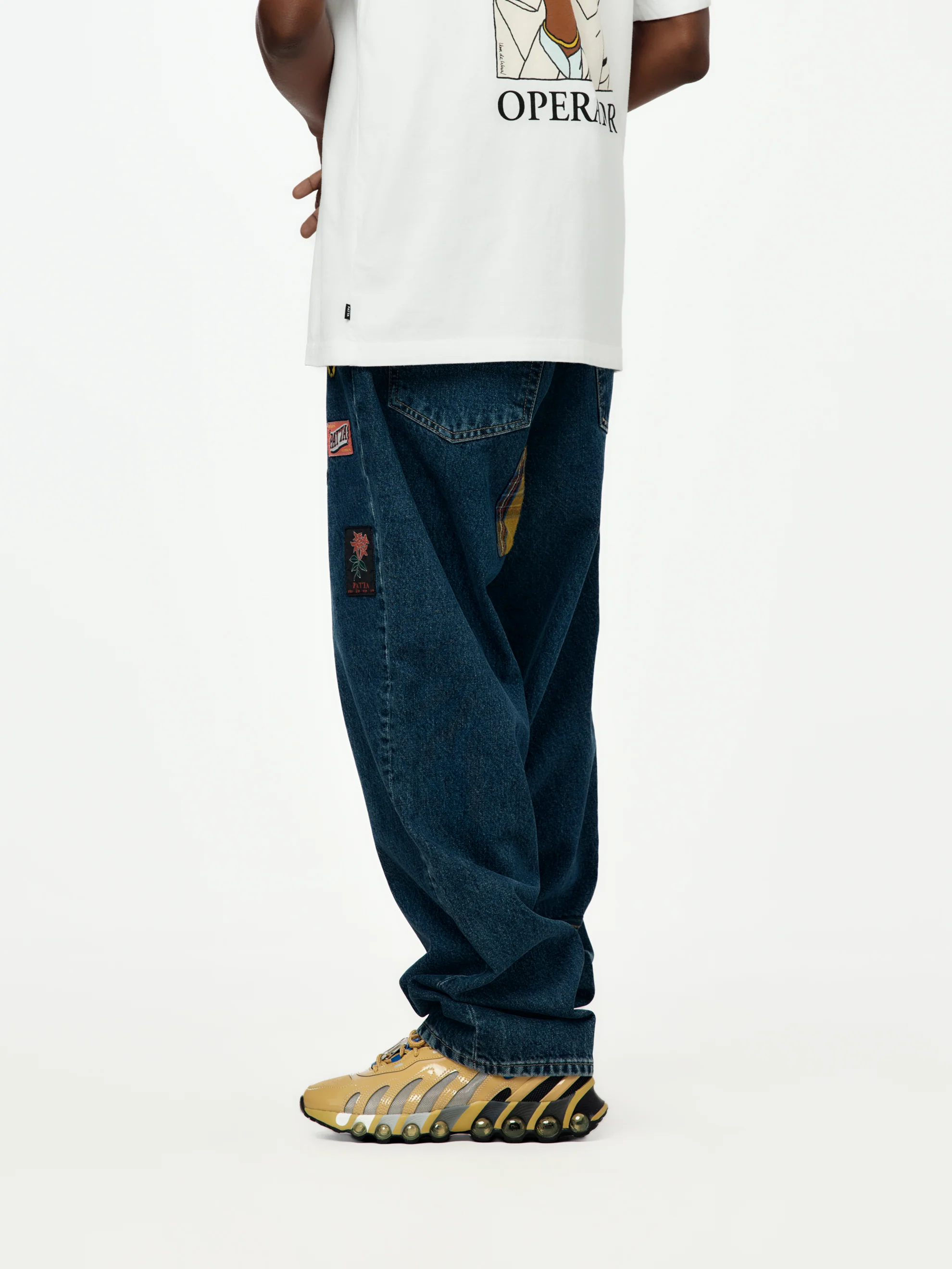 Patta Whole Lotta Labels Denim Pants (Light Blue Denim) - Image 3