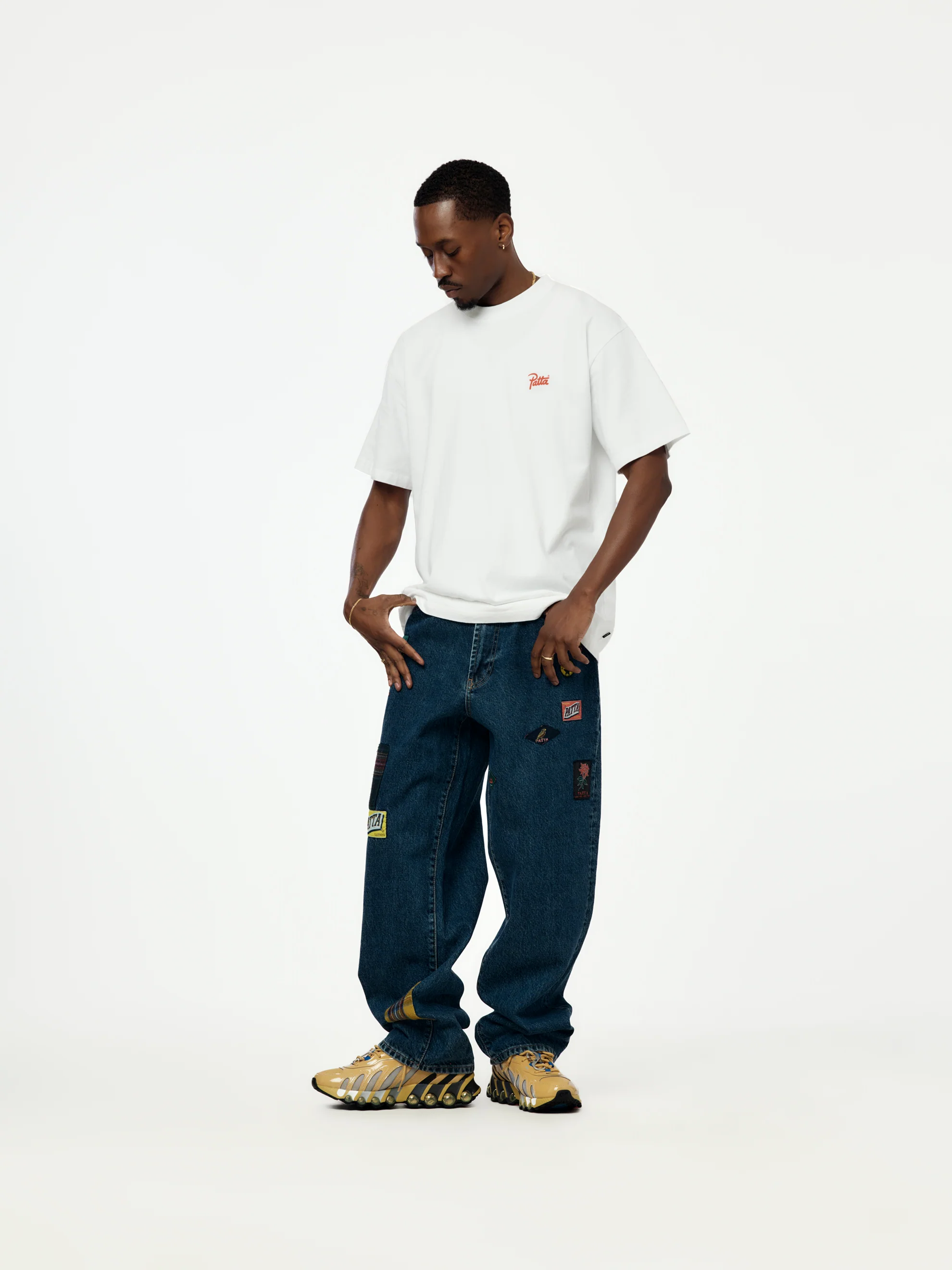 Patta Whole Lotta Labels Denim Pants (Light Blue Denim) - Image 4
