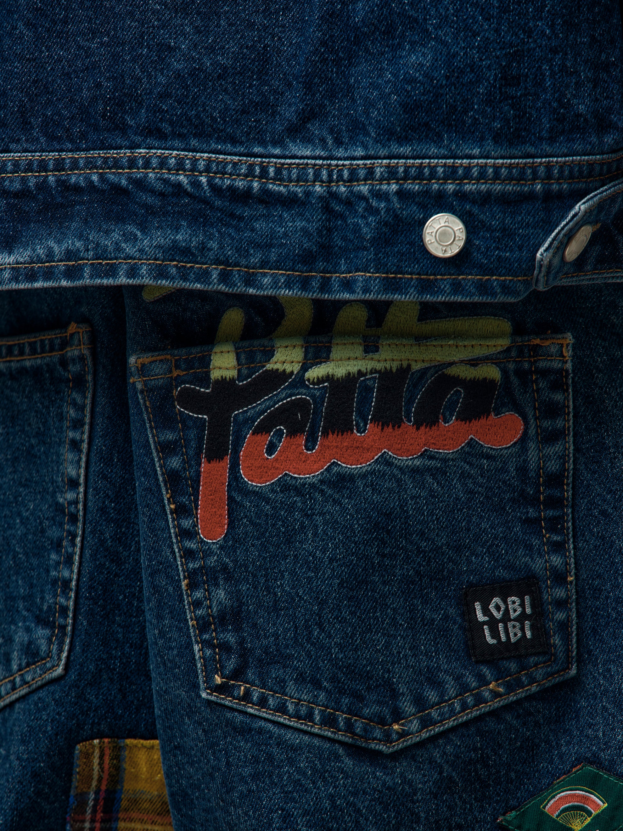 Patta Whole Lotta Labels Denim Pants (Light Blue Denim) - Image 6