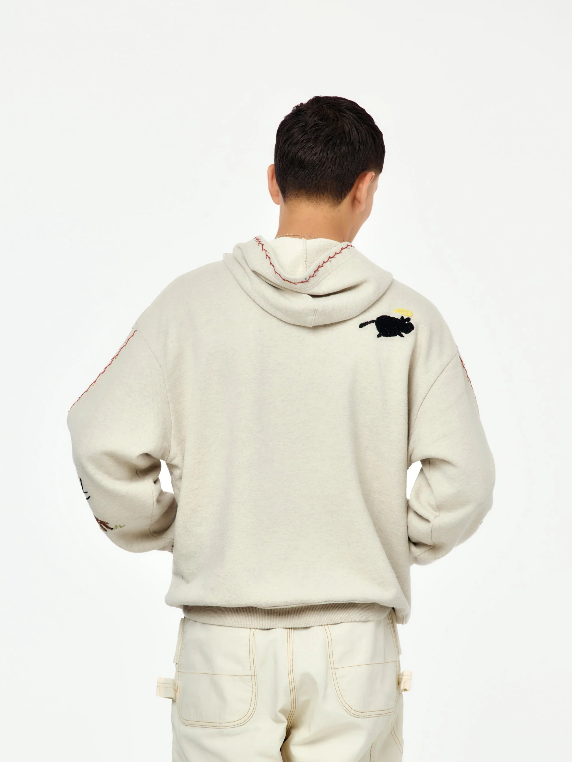 Raven & Cat Top SWT Knit Hoodie Sweatshirt - Image 3