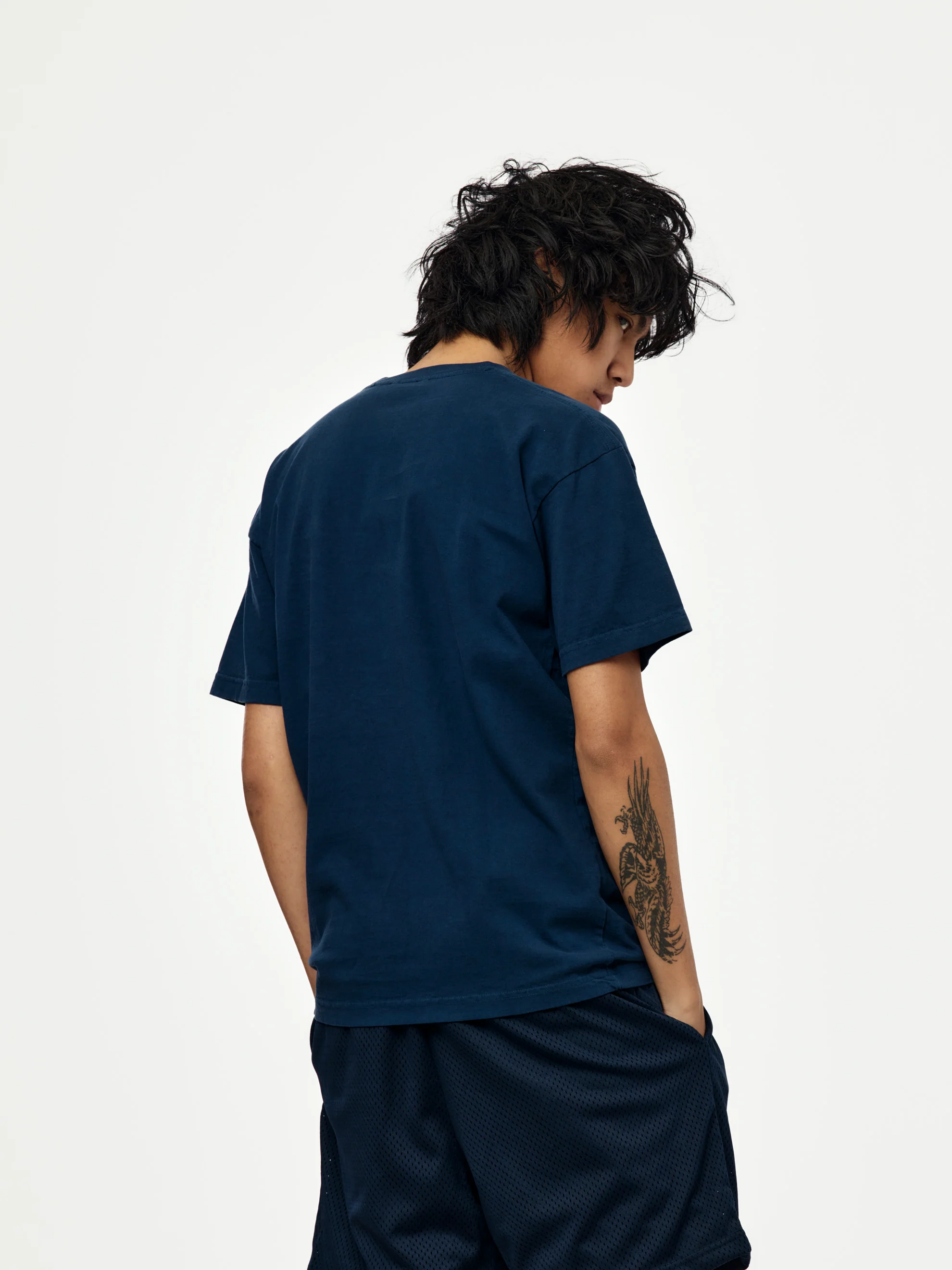 relaxed tee (light navy) - Image 3