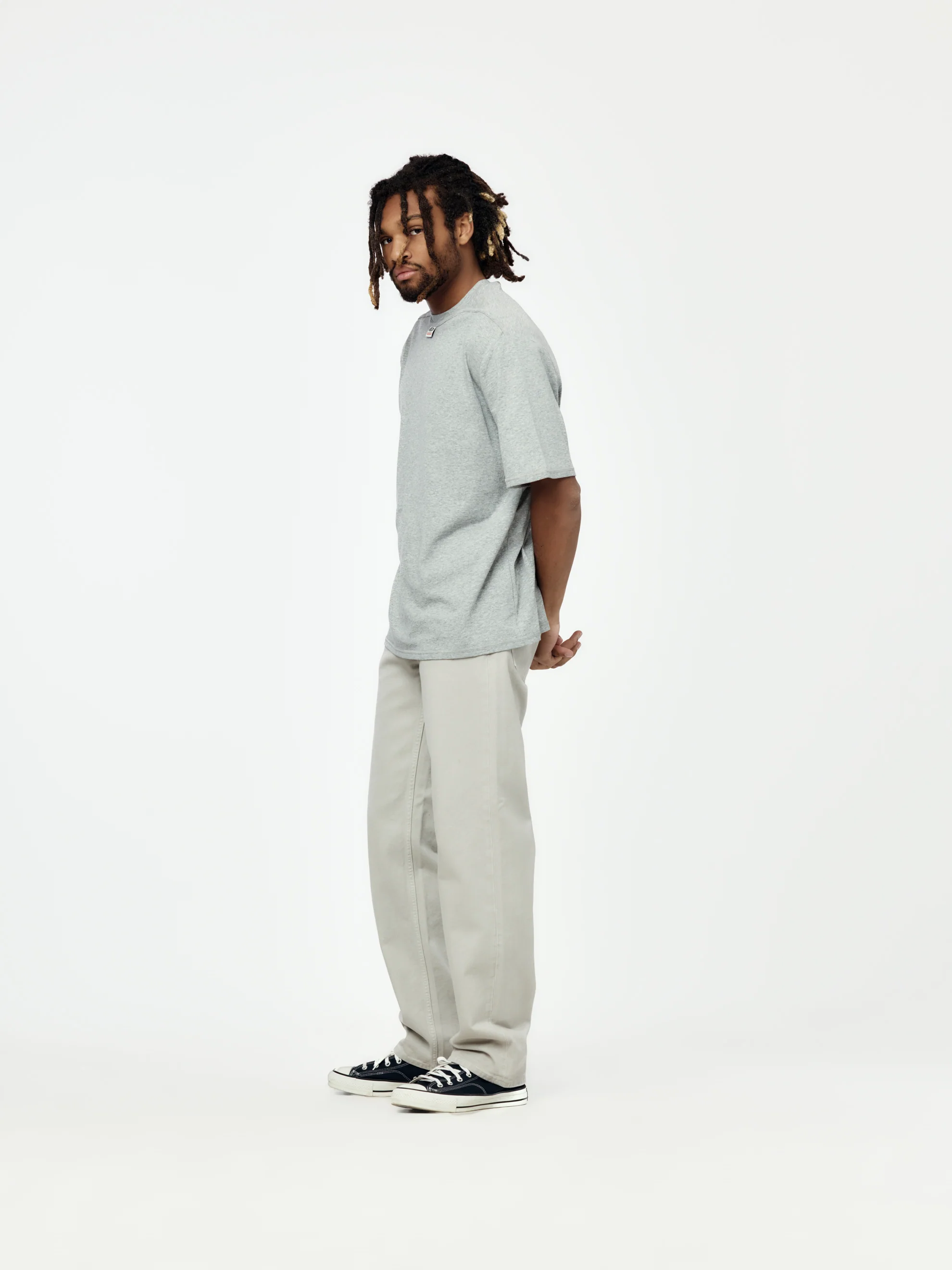 Reversed Tee (Heather Grey) - Image 4