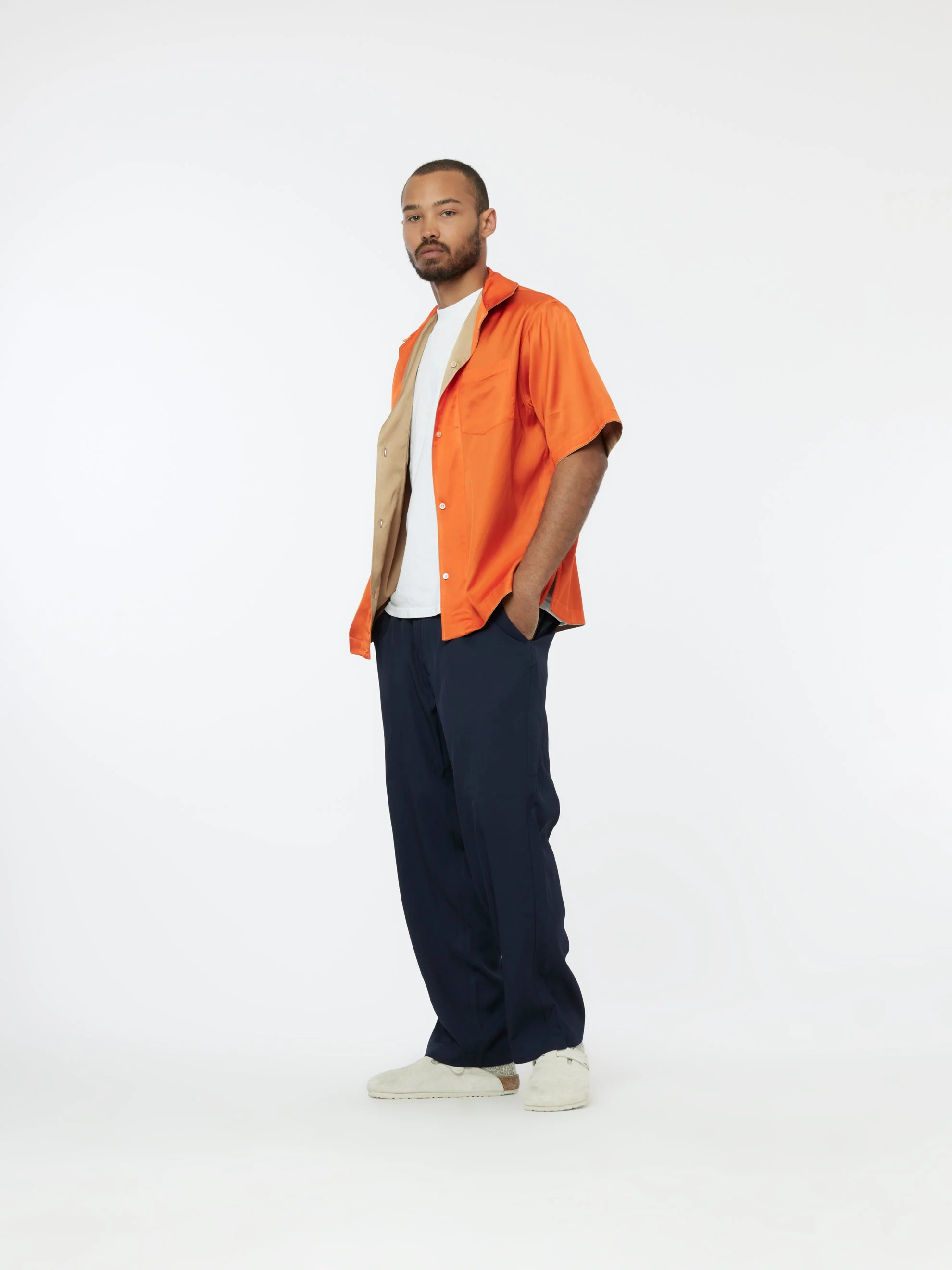 Reversible Camo Shirt (Khaki/Orange) - Image 7