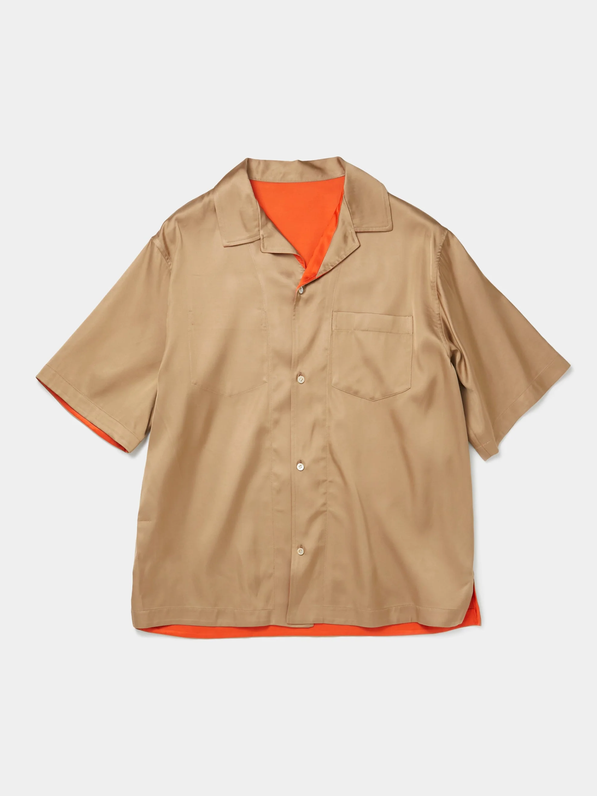 Reversible Camo Shirt (Khaki/Orange) - Image 8
