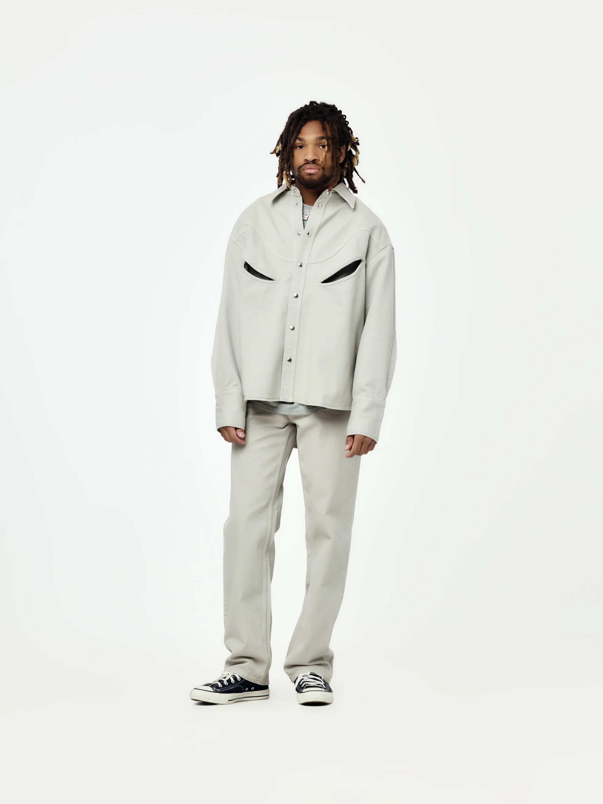 Rider Overshirt (Stone) - Image 4