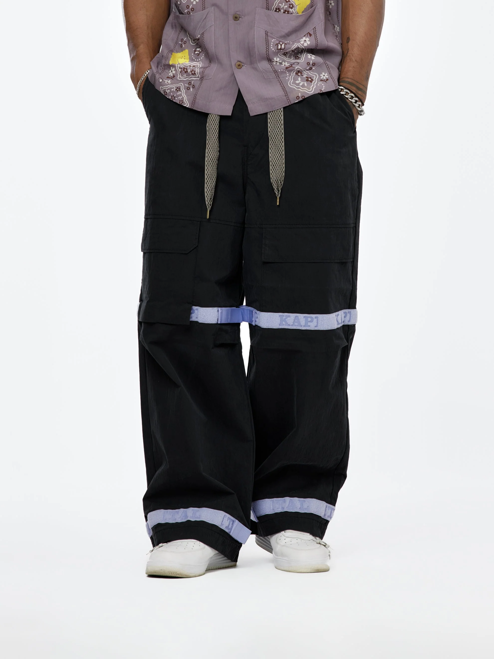 Rip Stop Nouvelle Shuttle Pants (Black/Purple)