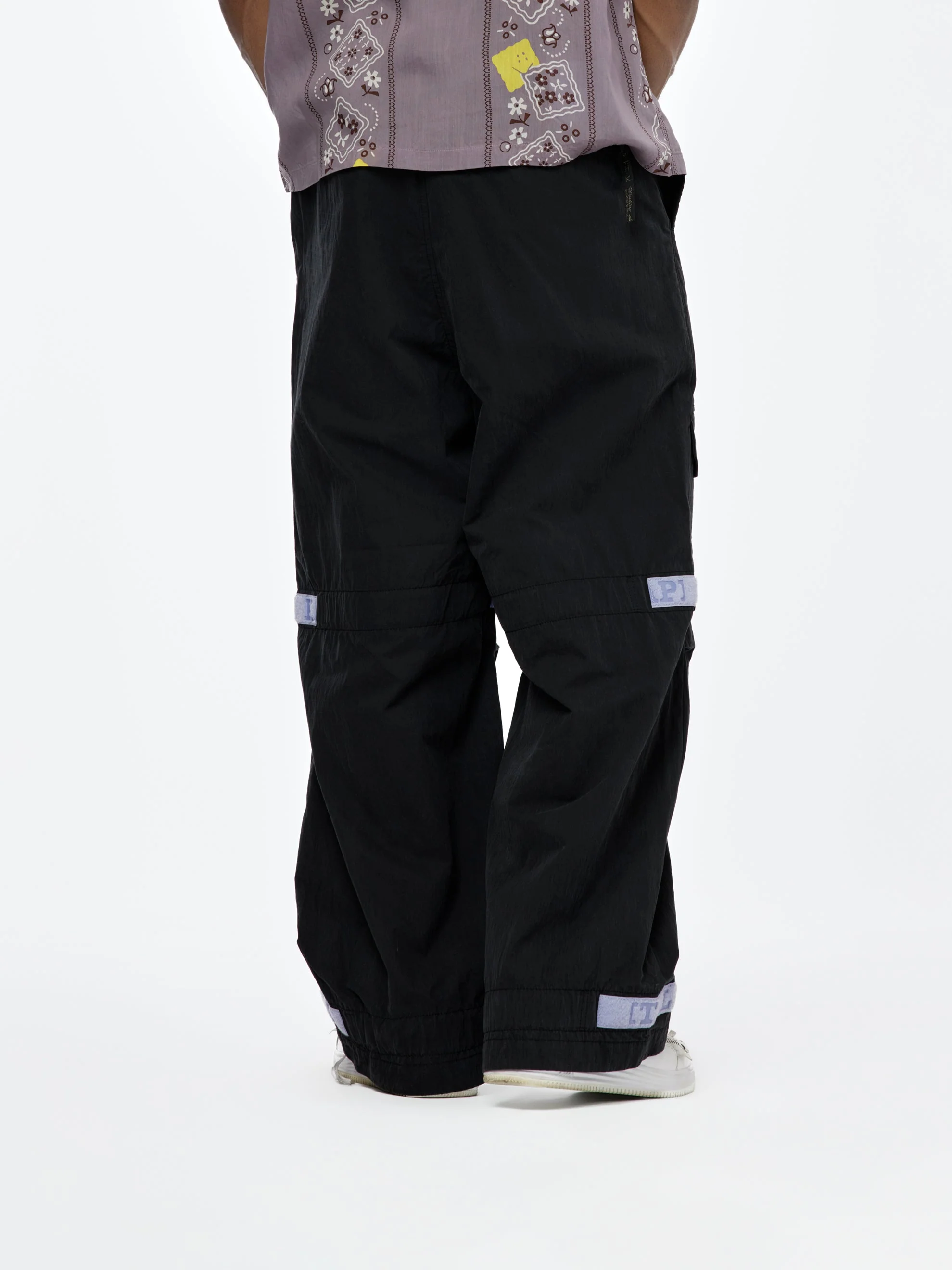 Rip Stop Nouvelle Shuttle Pants (Black/Purple) - Image 3