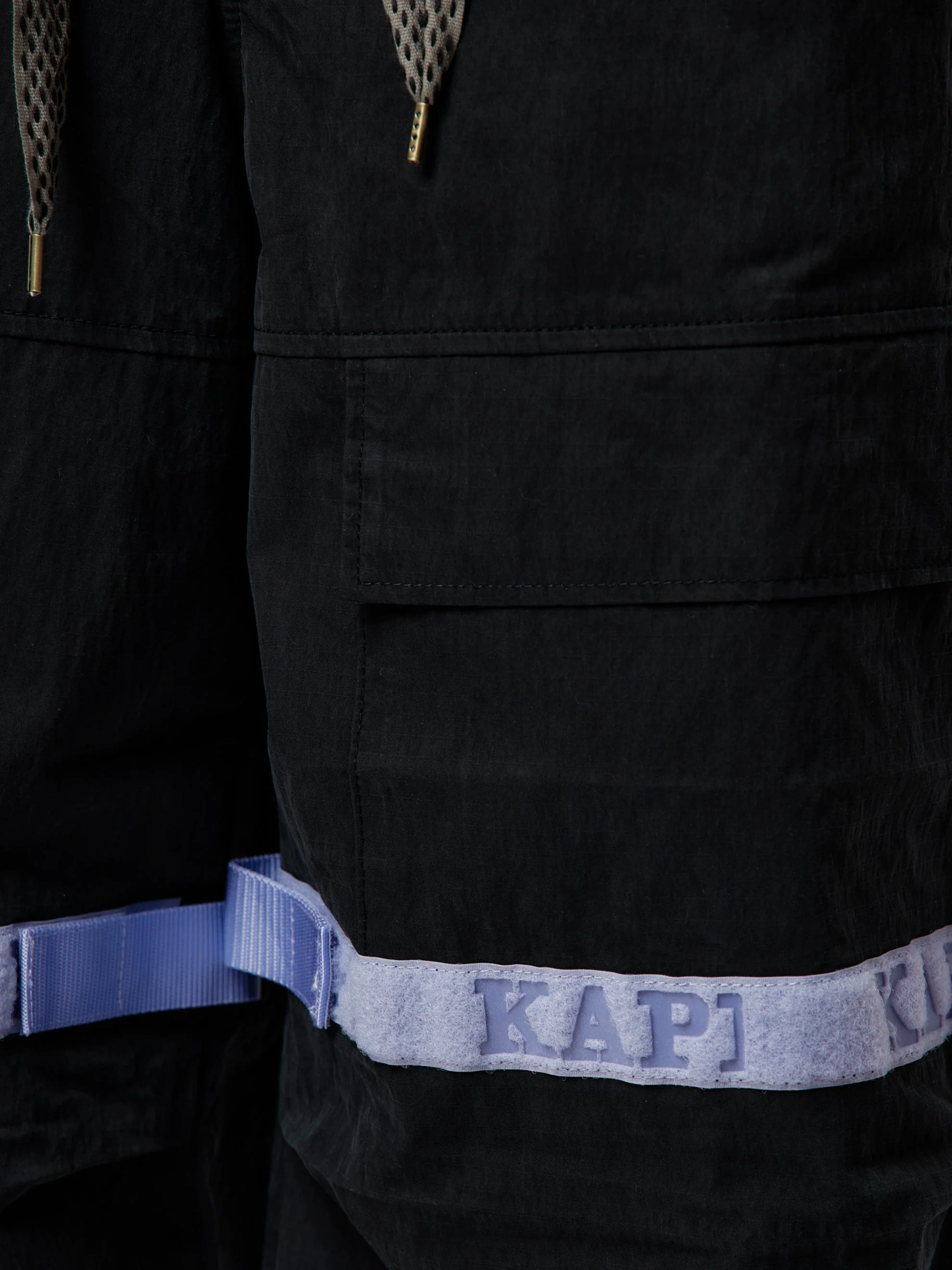 Rip Stop Nouvelle Shuttle Pants (Black/Purple) - Image 6