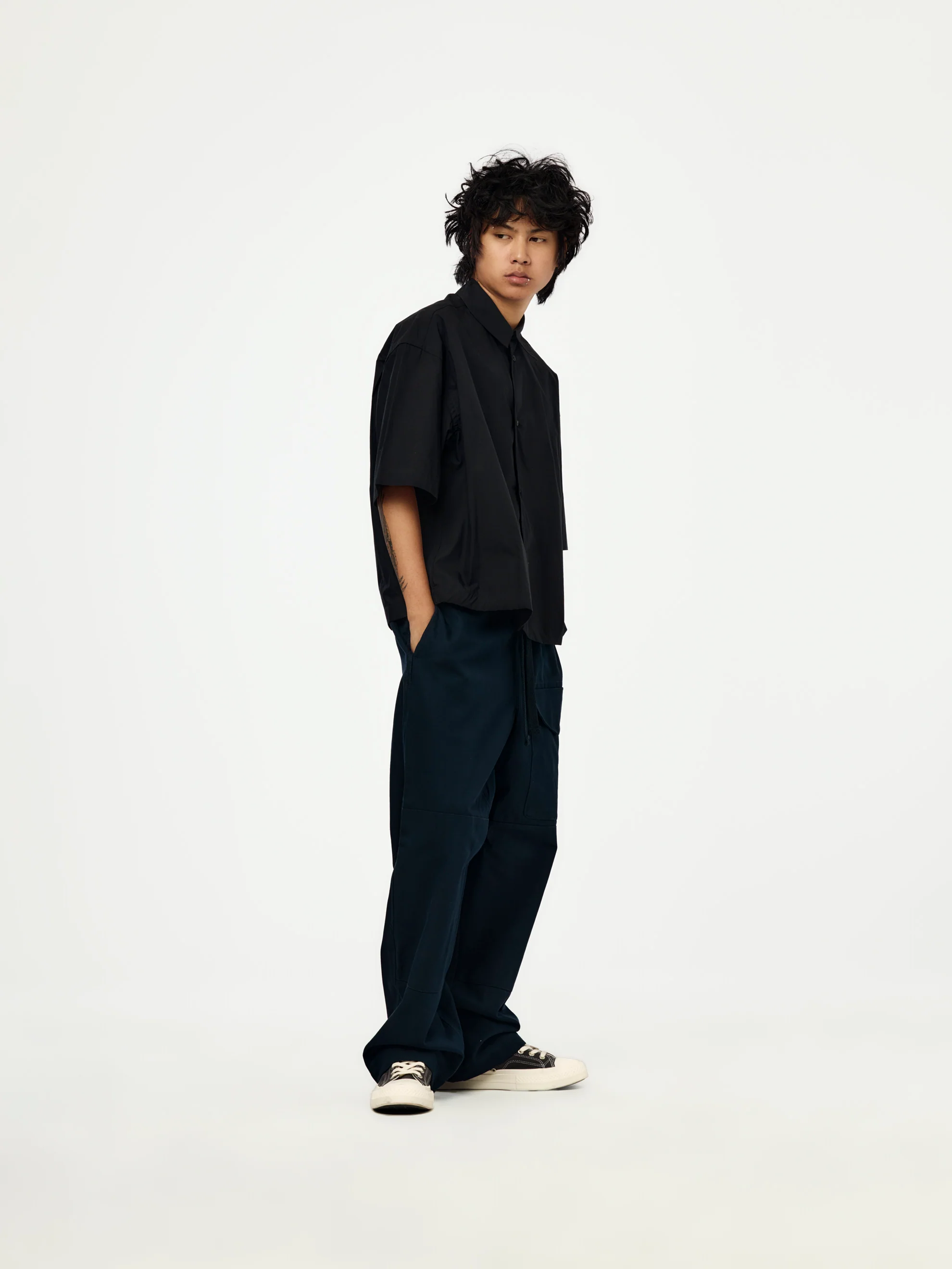 Sanko Short Sleeve Shirt (Darkest Navy) - Image 5