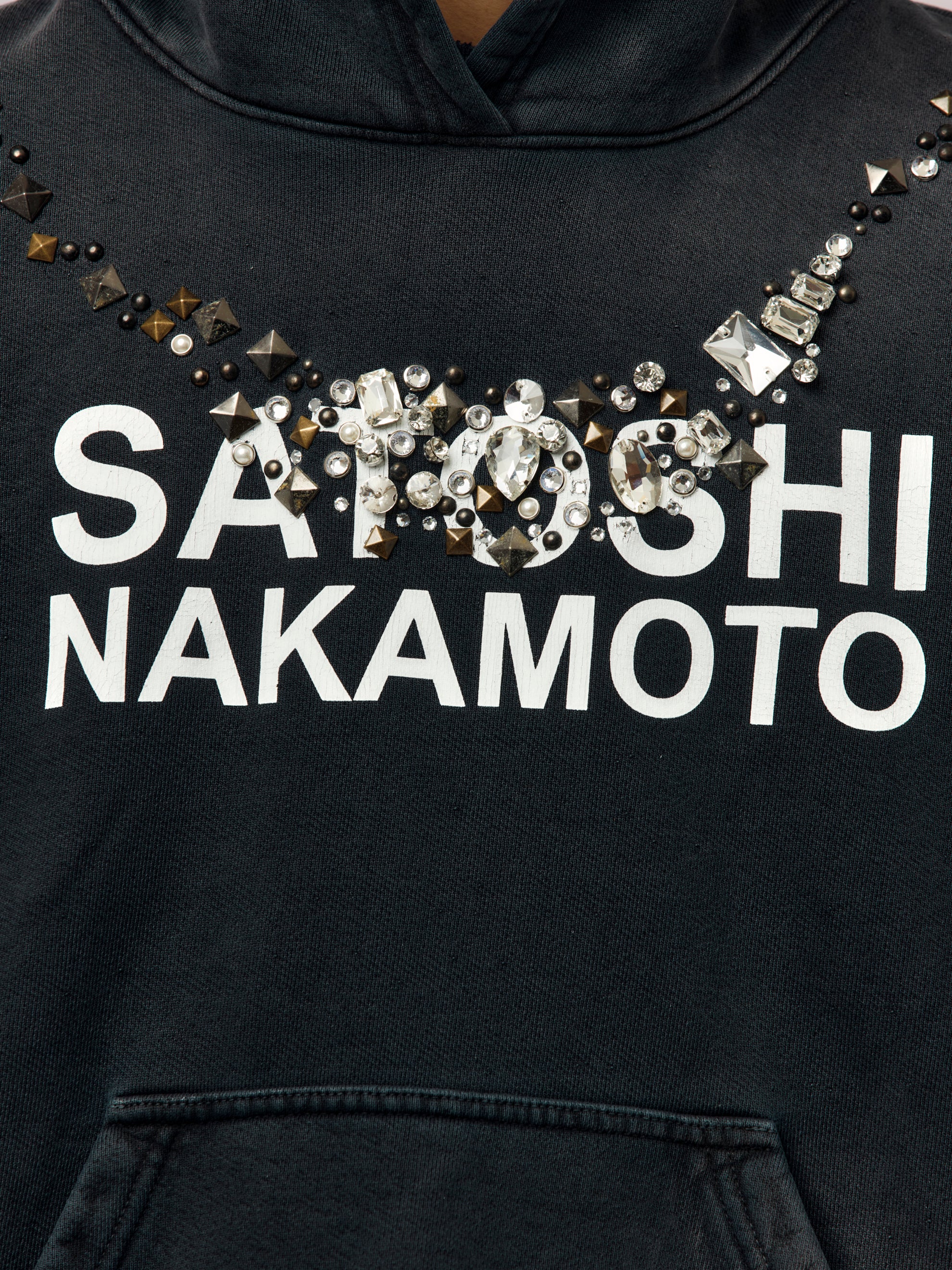 Satoshi Ice Hoodie (Washed Black) - Image 6