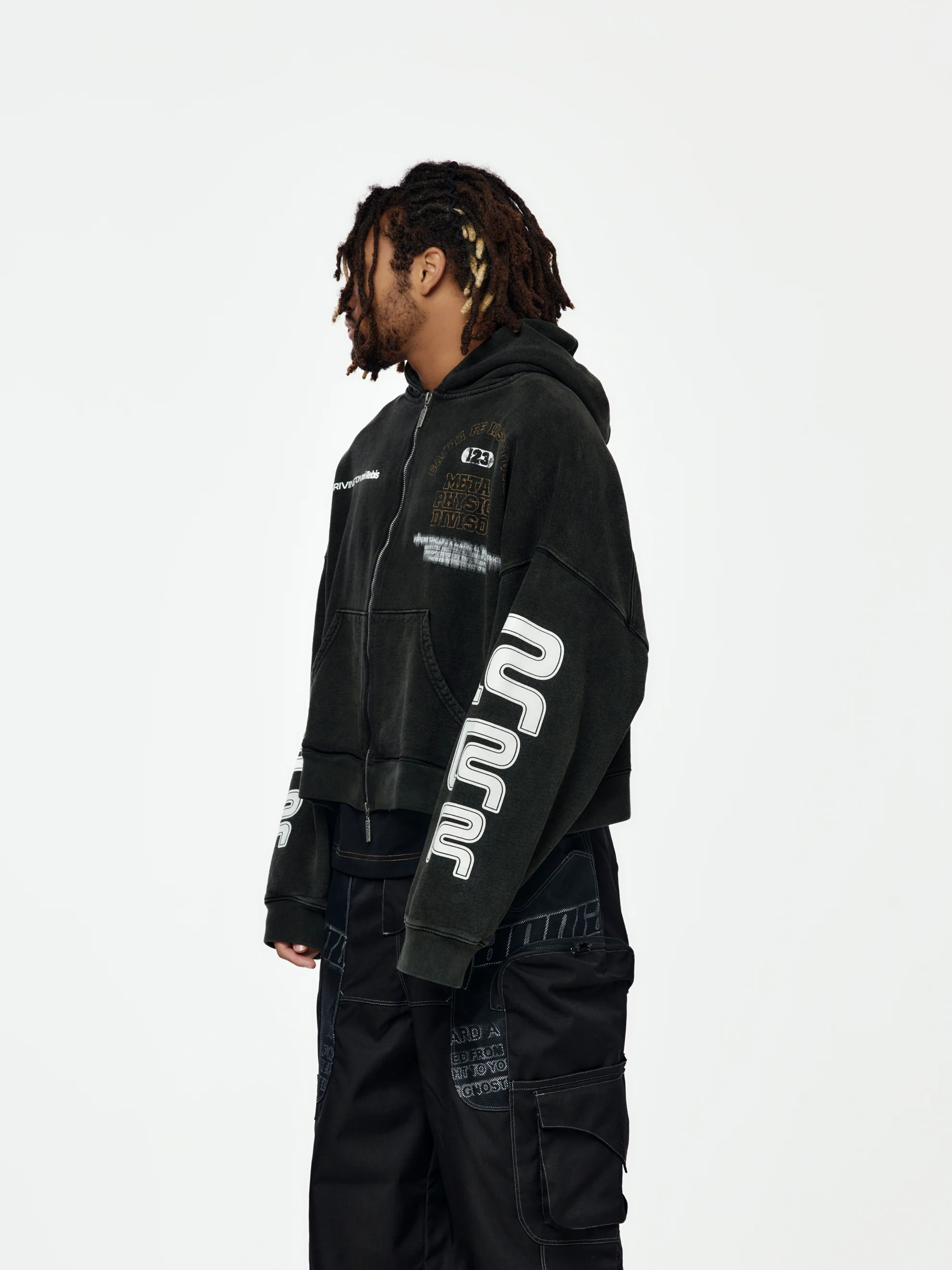 SF Institute CVA Zip Hoodie (Black) - Image 2