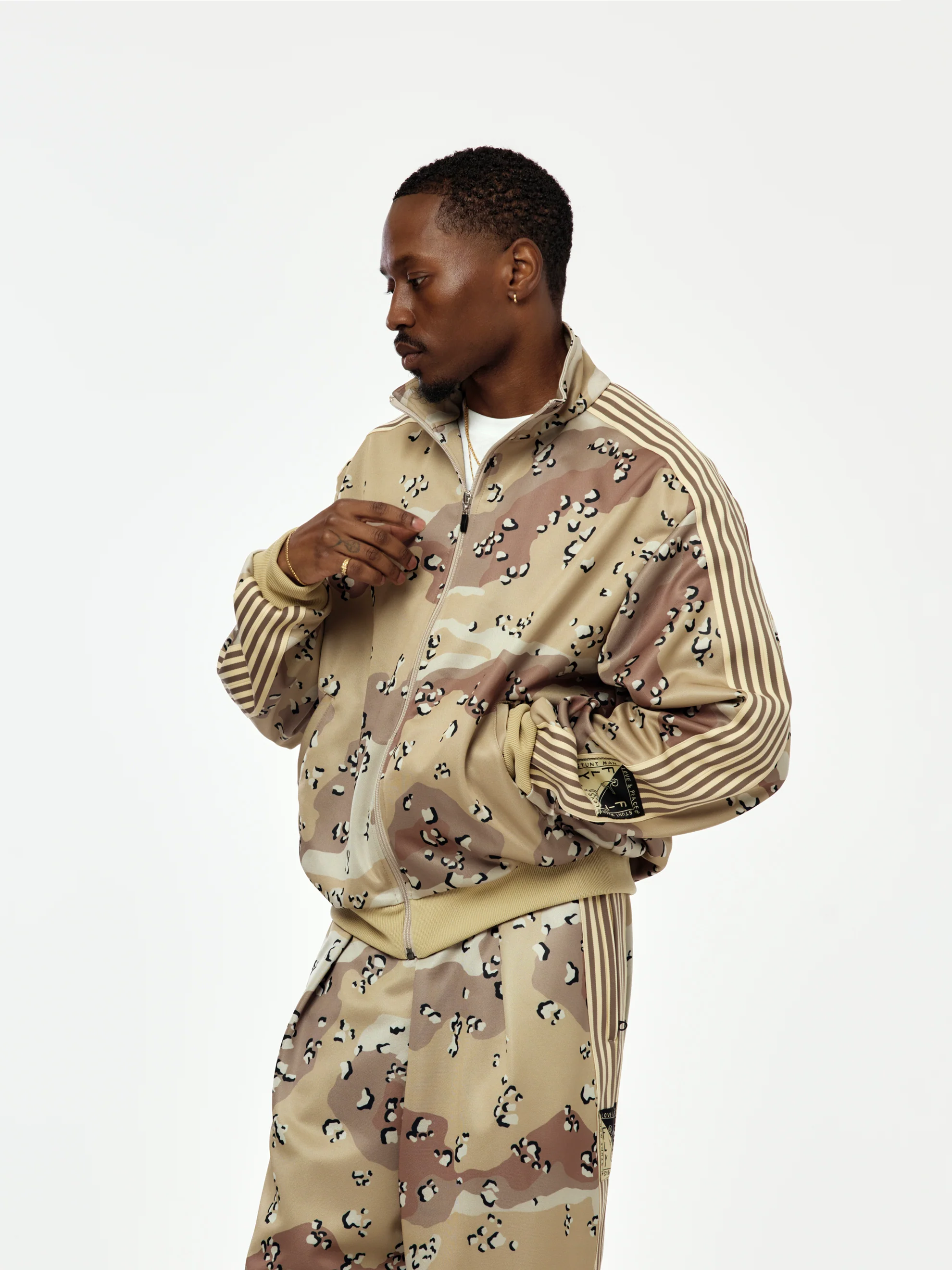 Smooth Jersey CHOCO-CHIP Camo Track JKT - Image 2