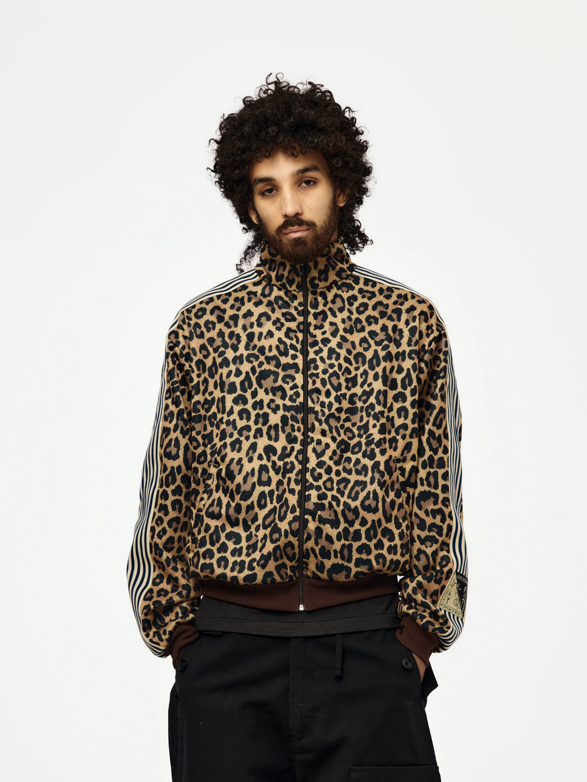Smooth Jersey Leopard STANTMAN & WOMAN Track Jacket