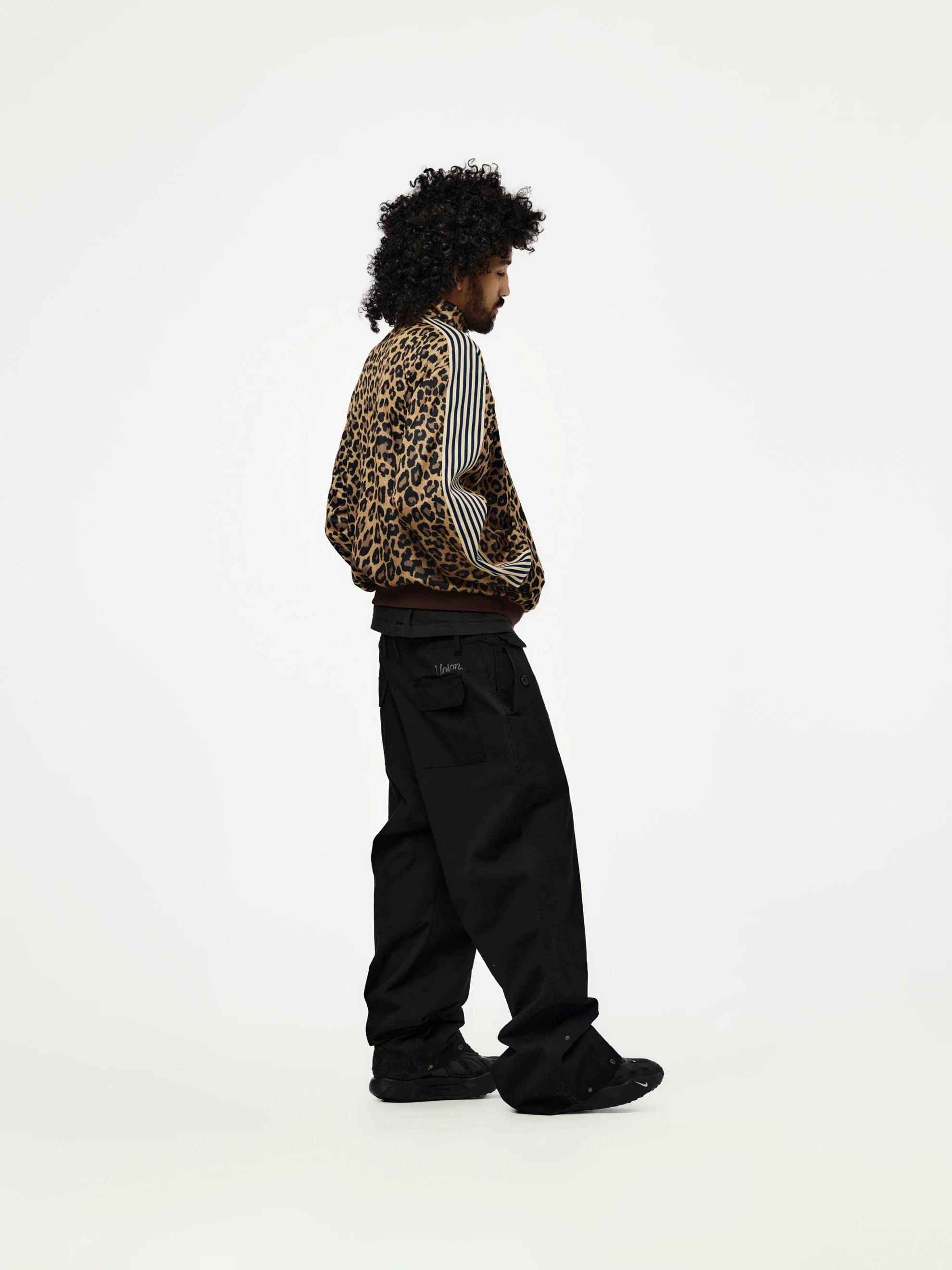 Smooth Jersey Leopard STANTMAN & WOMAN Track Jacket - Image 4