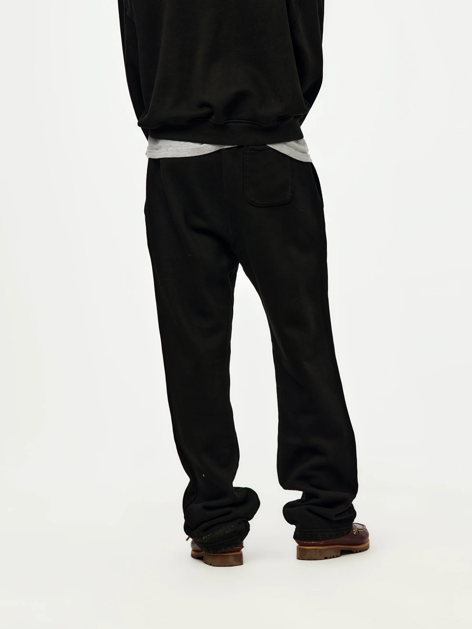 straight leg sweatpants (black) - Image 3