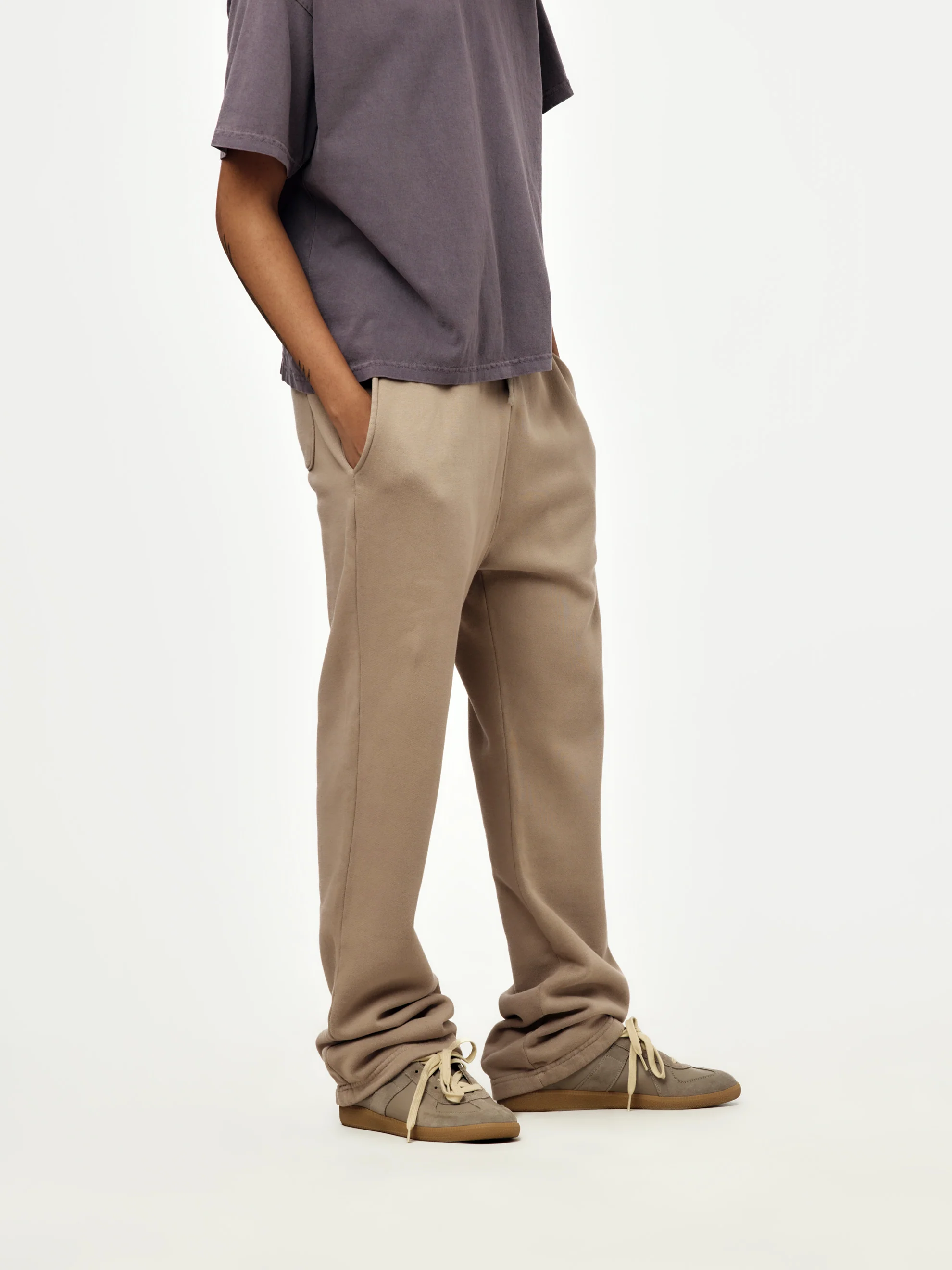straight leg sweatpants (dune) - Image 2