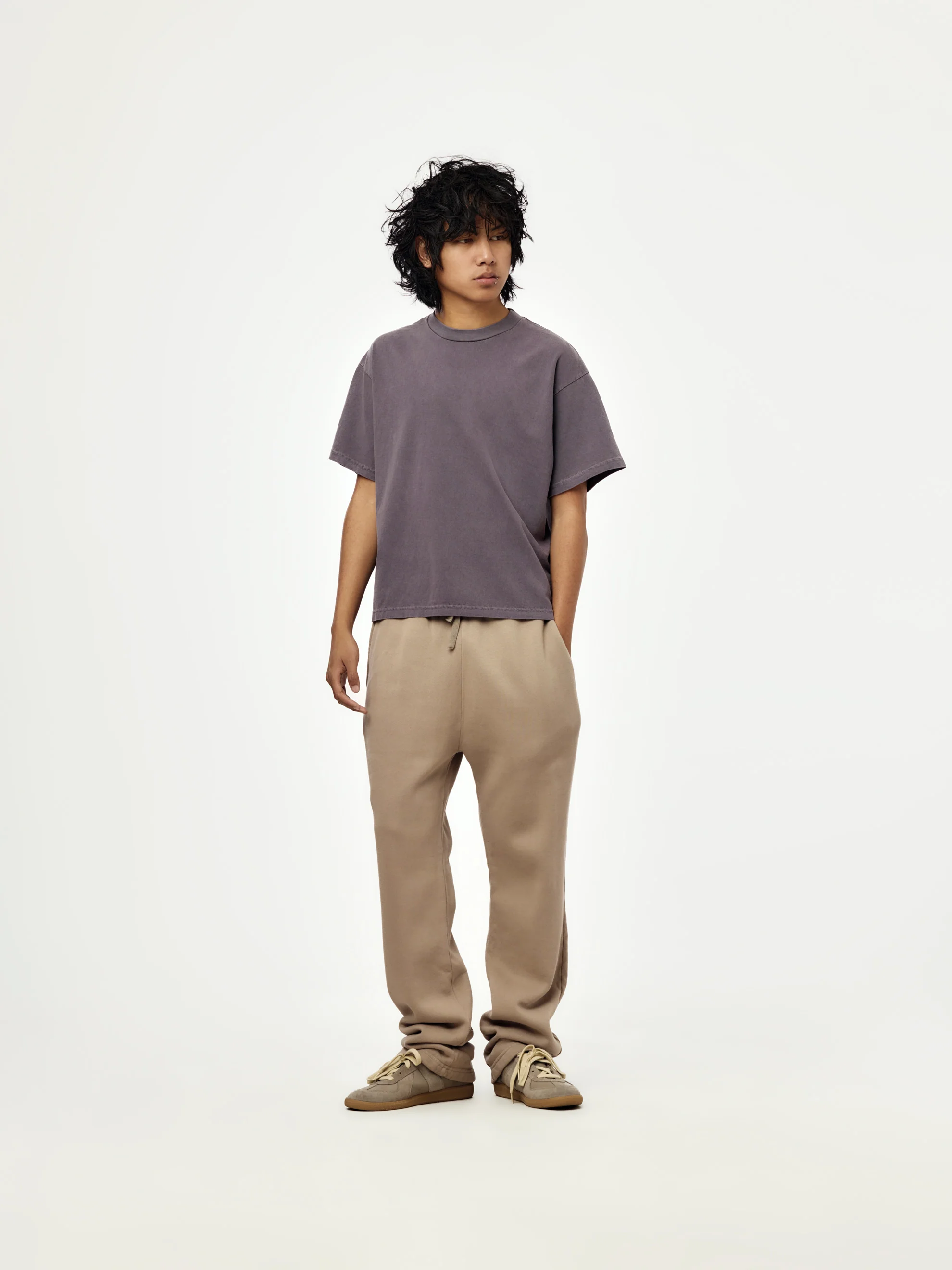 straight leg sweatpants (dune) - Image 4