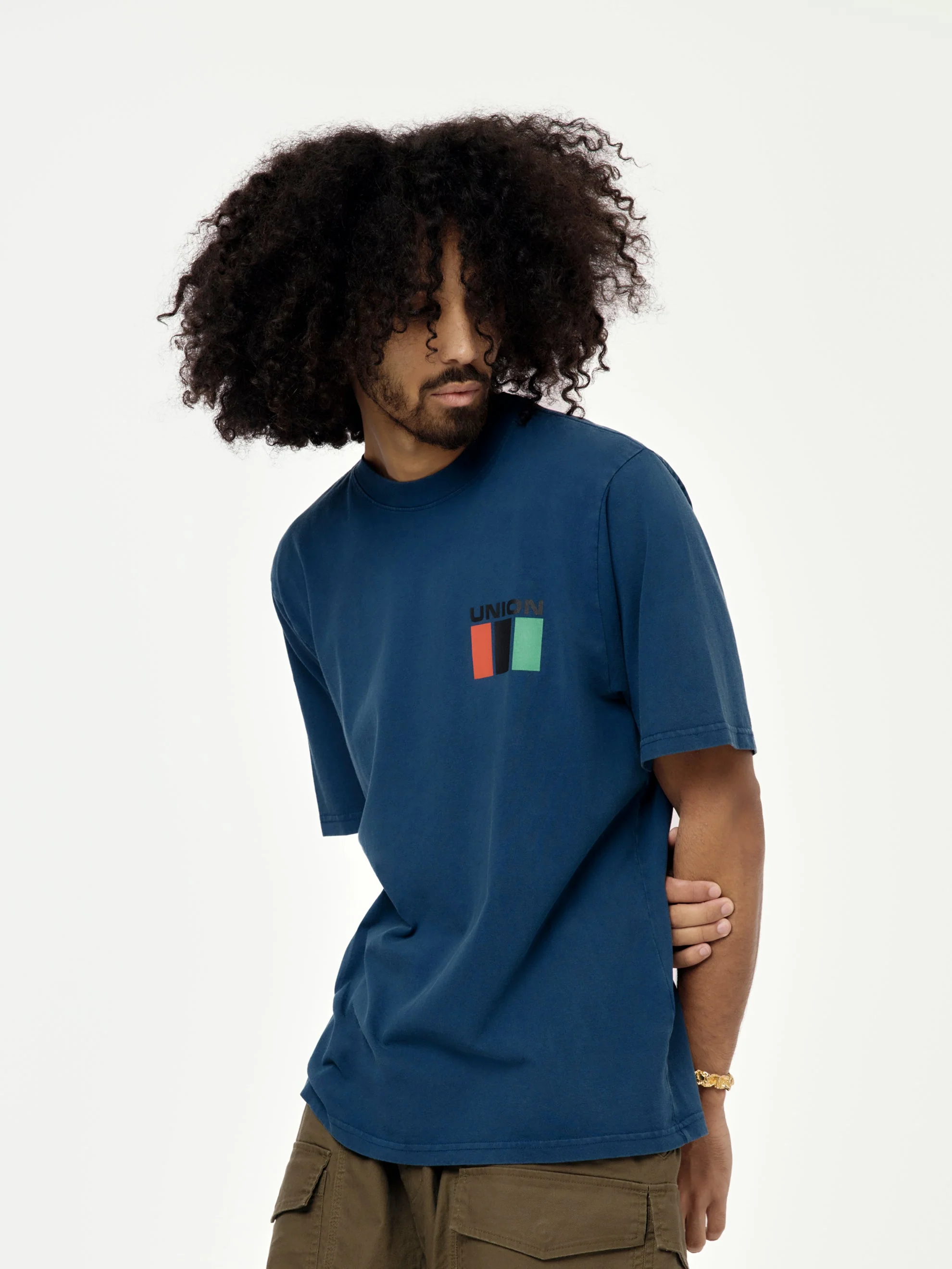 Stripes Tee (Vintage Navy) - Image 2