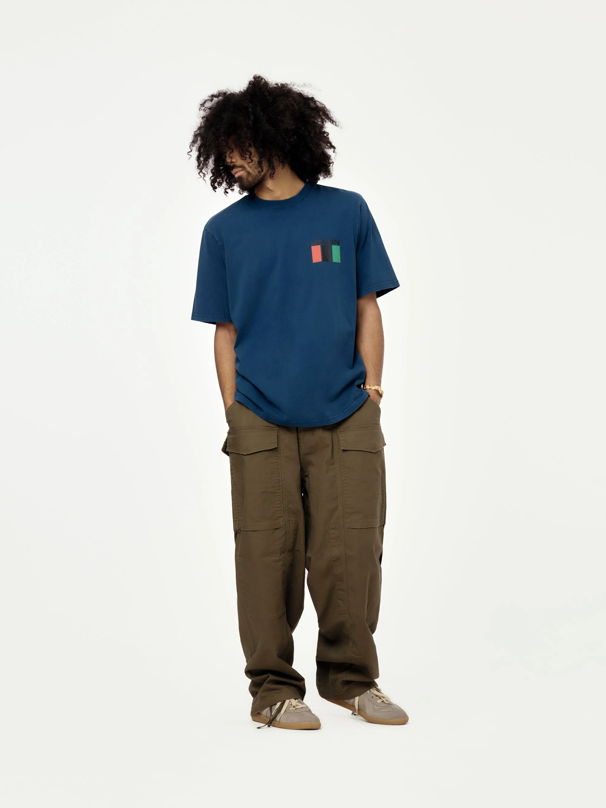 Stripes Tee (Vintage Navy) - Image 4