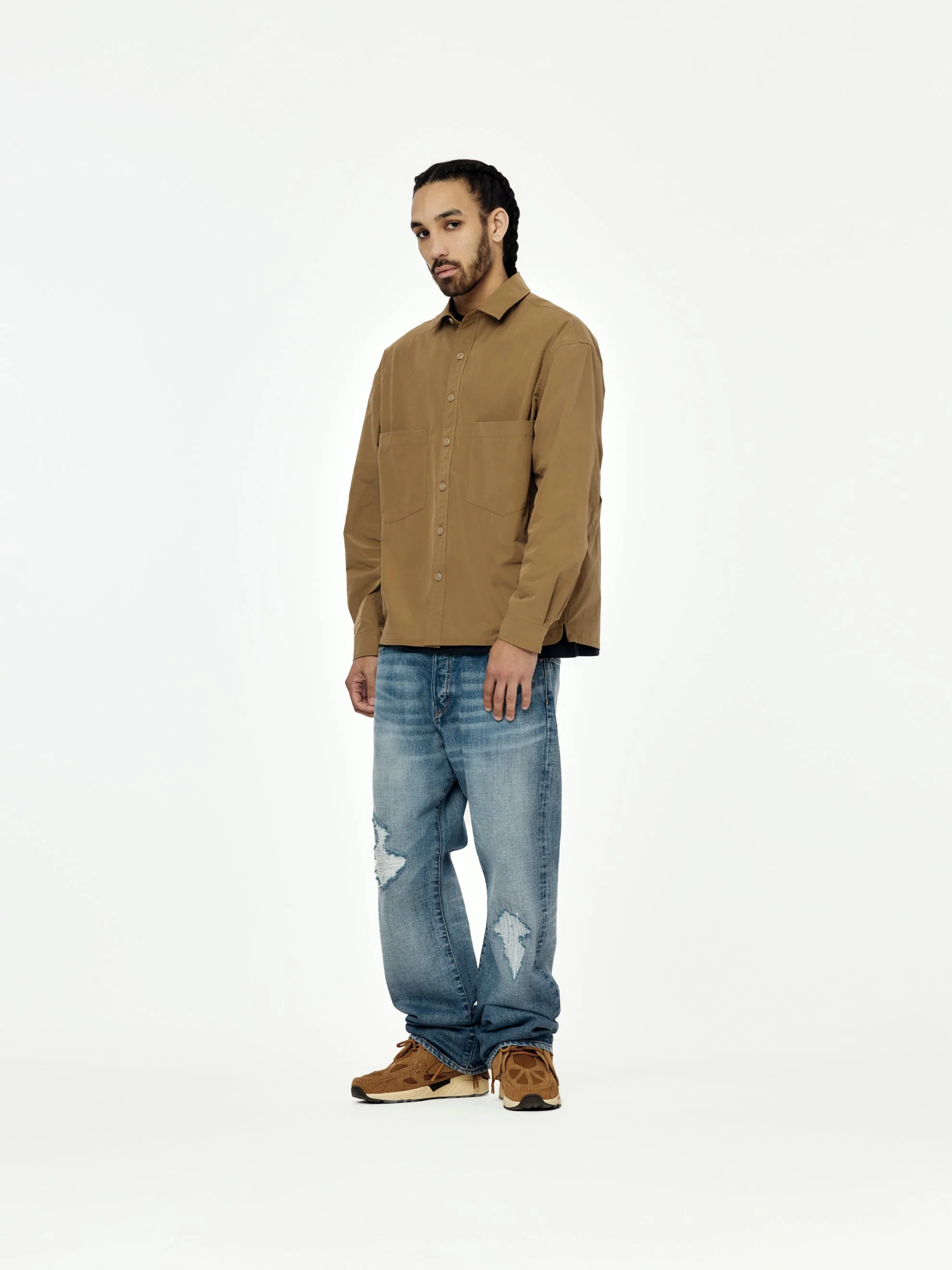 Strode L/S Shirt (Beige) - Image 4