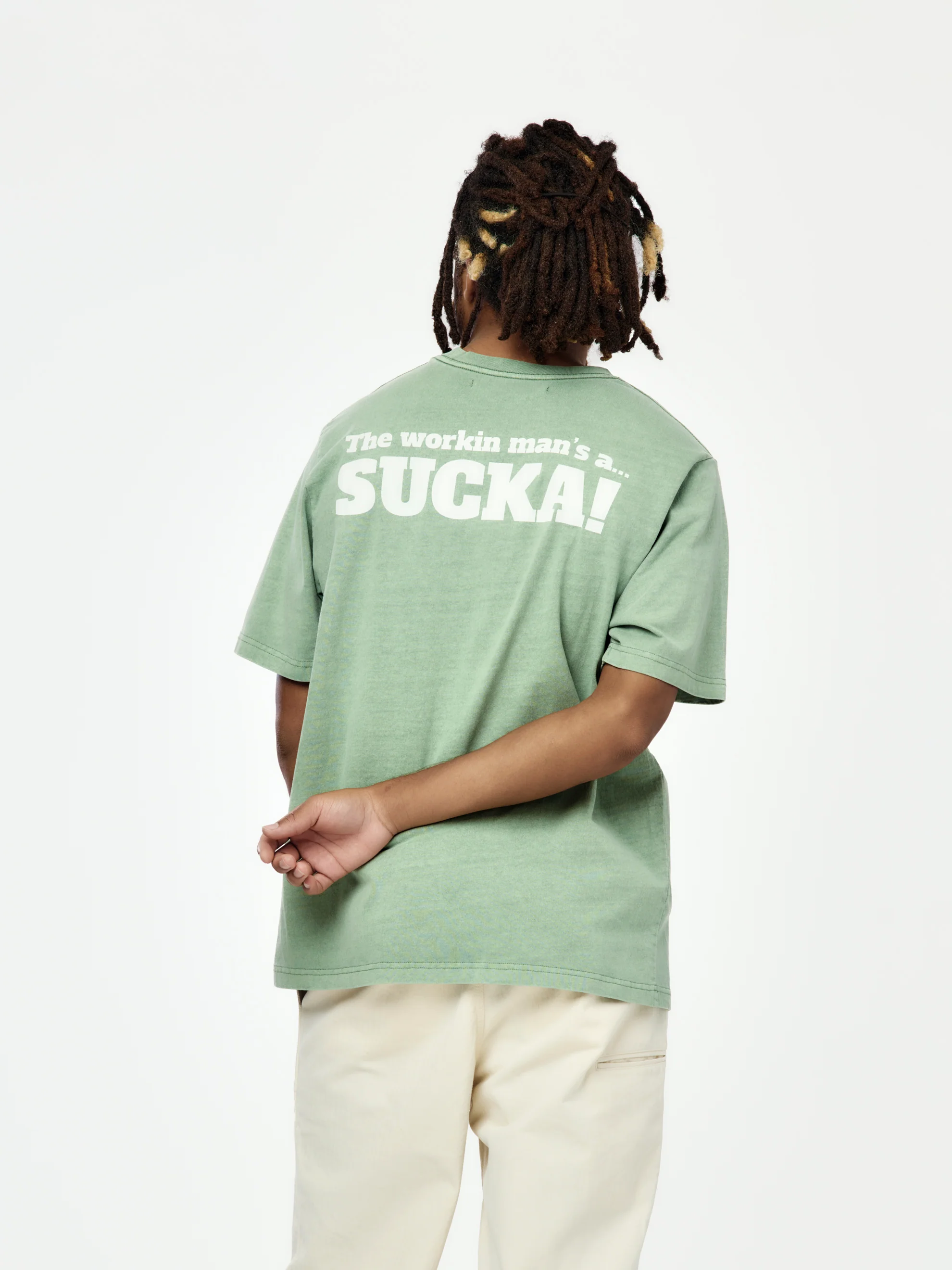 Sucka Tee (Vintage Green) - Image 3