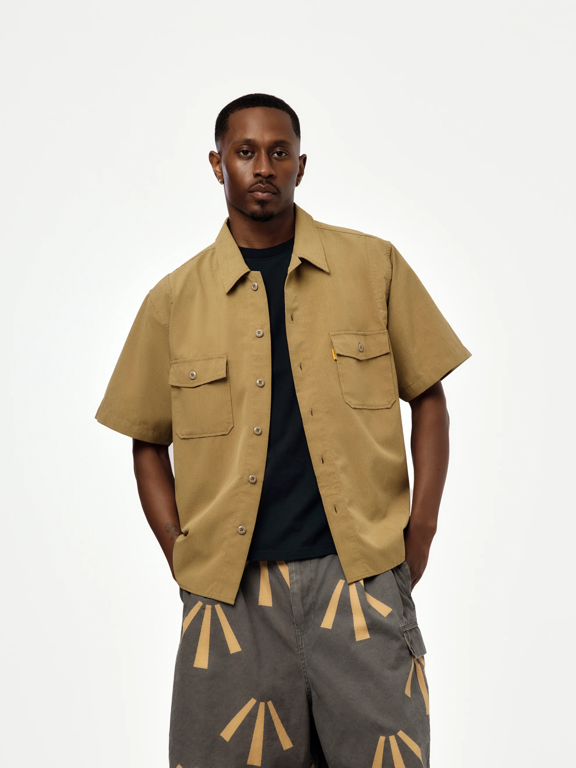 SUNSET SHIRT (KHAKI/ TAN)