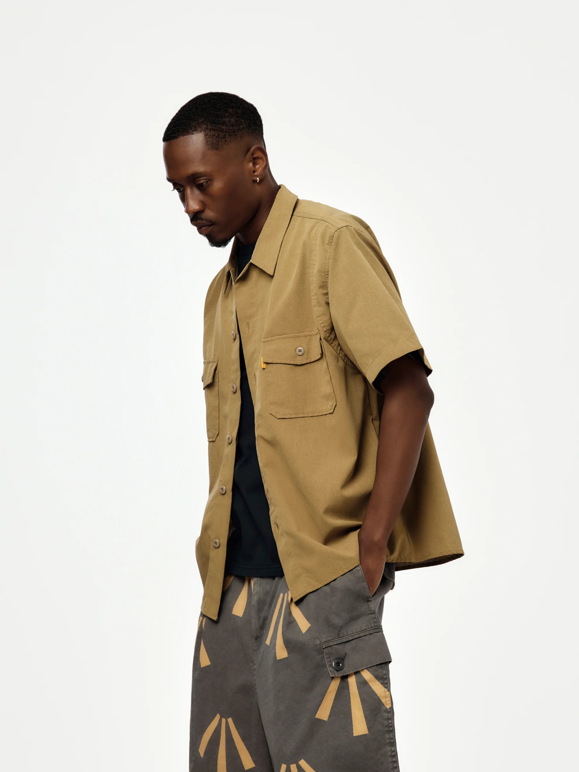 SUNSET SHIRT (KHAKI/ TAN) - Image 2