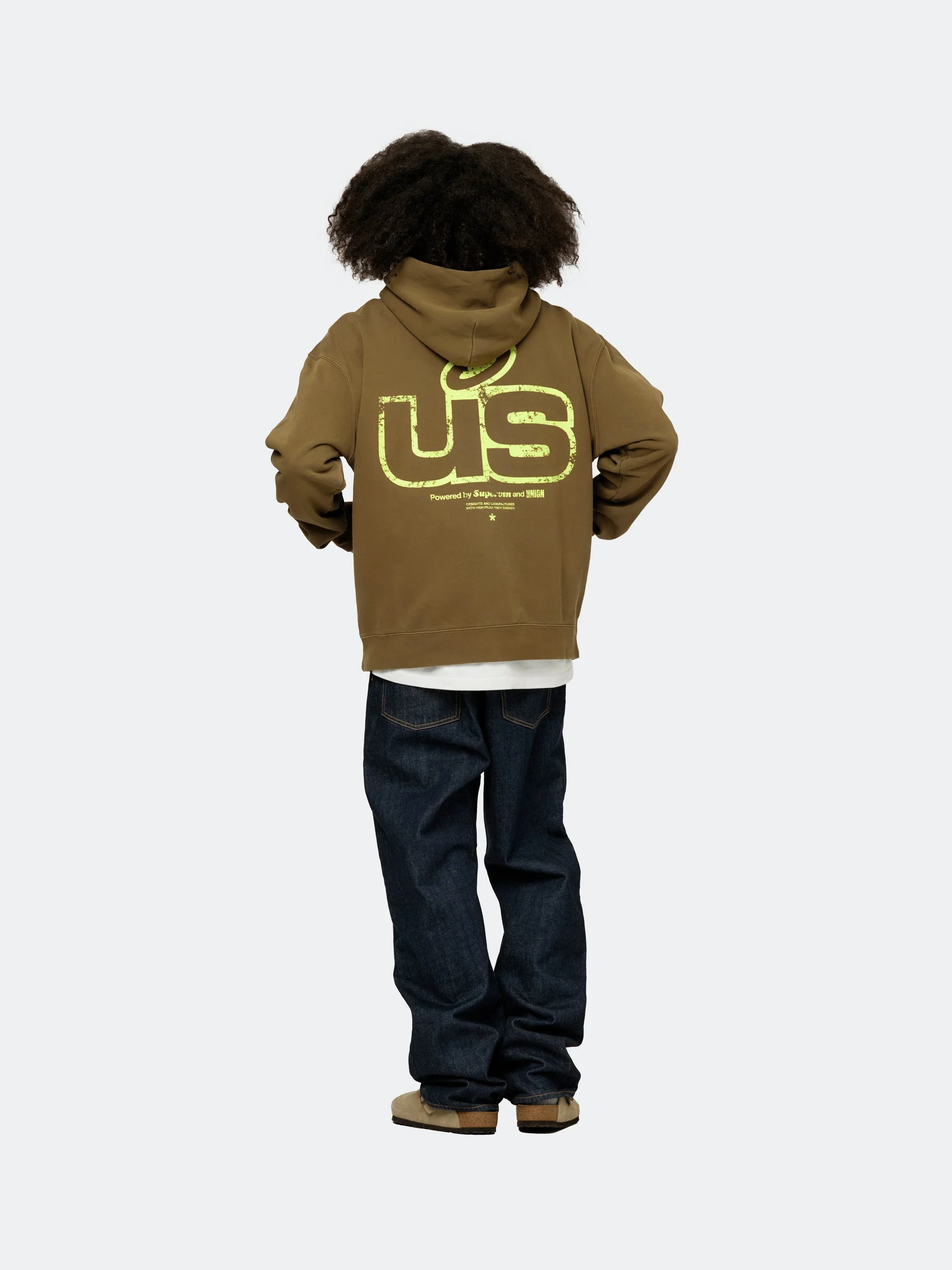 SuperUnion US Hoodie (Brown) - Image 4