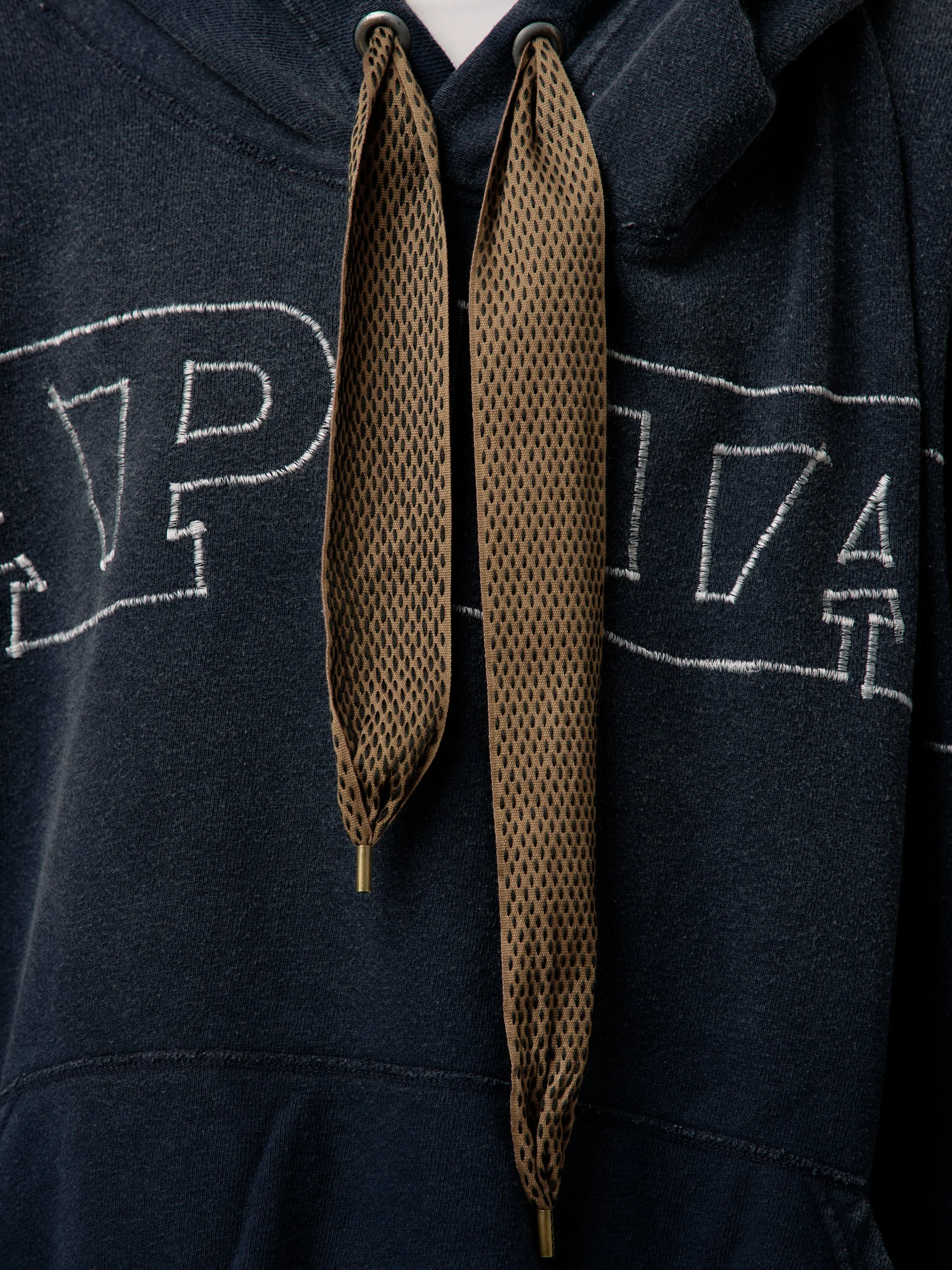 SWT Knit DEVIL Hoodie (Kapital Embroidery) (Navy) - Image 6