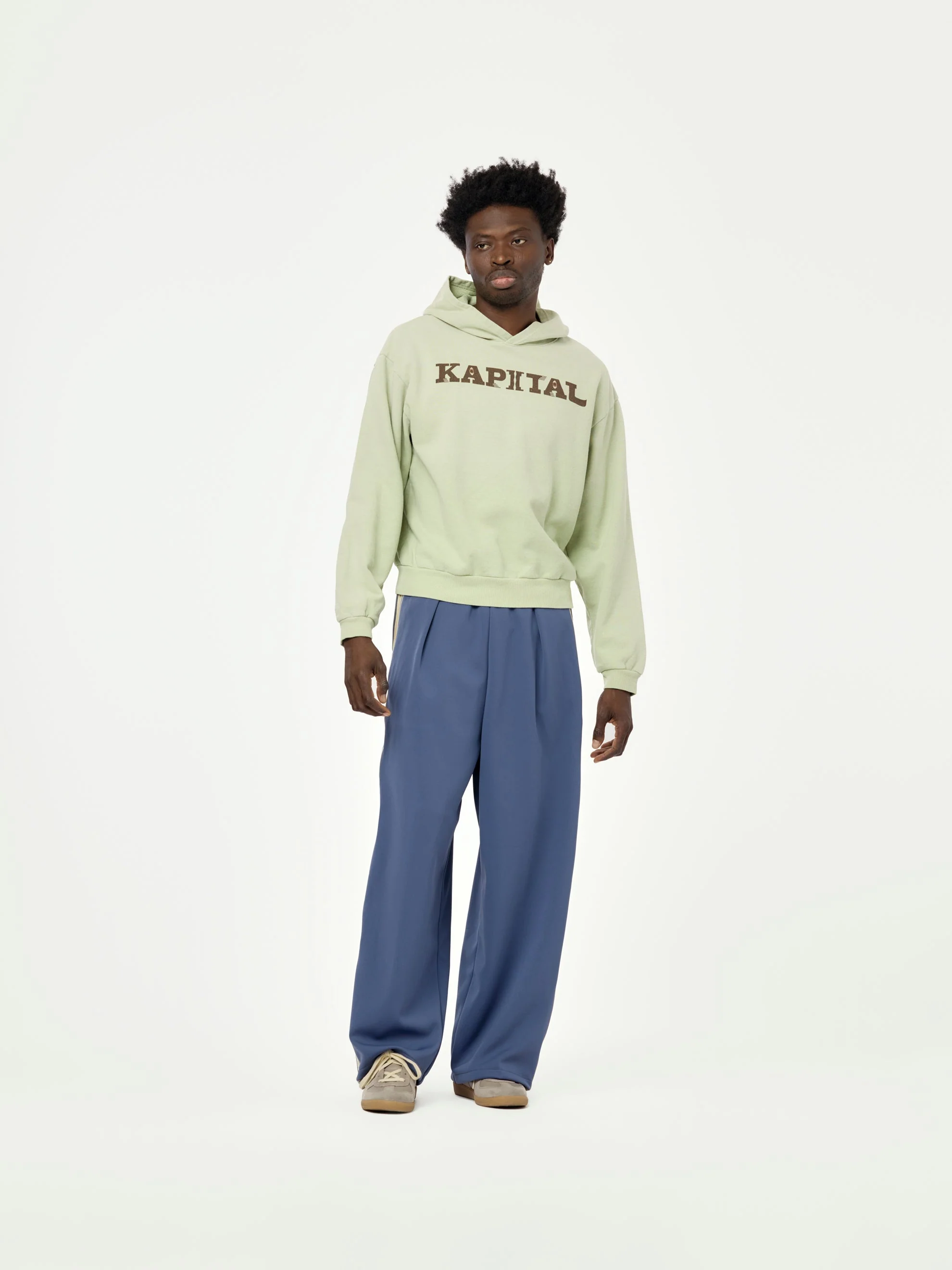 SWT Knit Hoodie (SPEAKEASY KAPITAL) (Mint) - Image 4