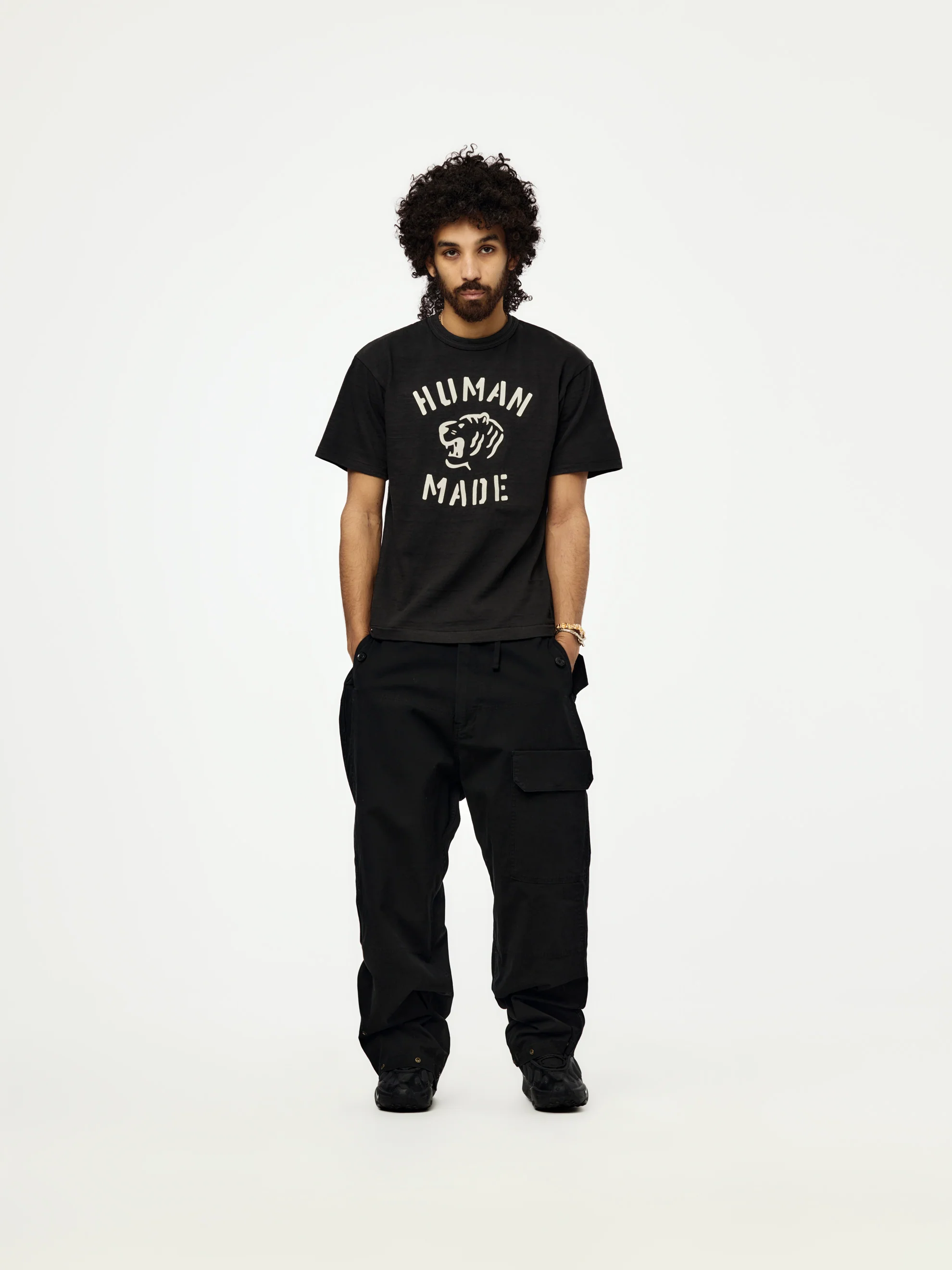 Tiger Graphic T-Shirt (Black) - Image 4