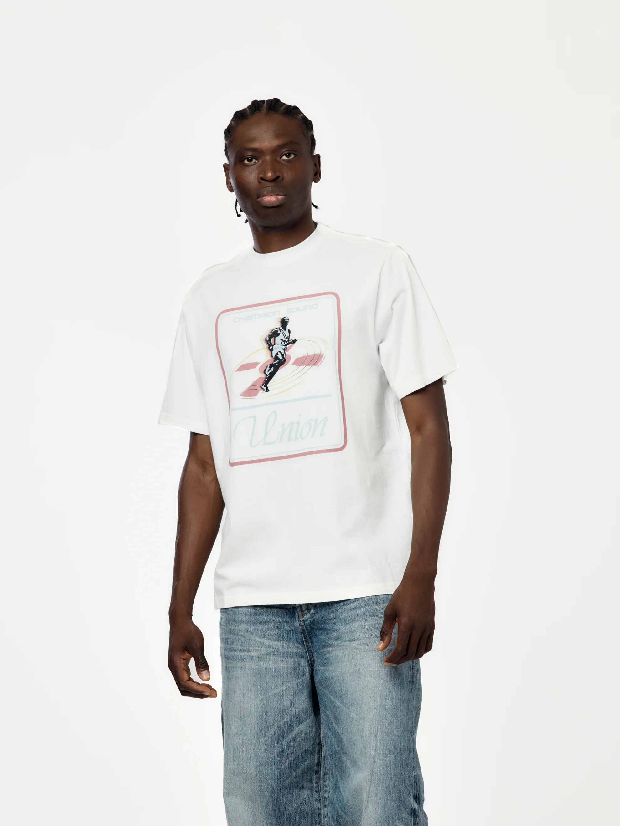Track Tee (Cream)