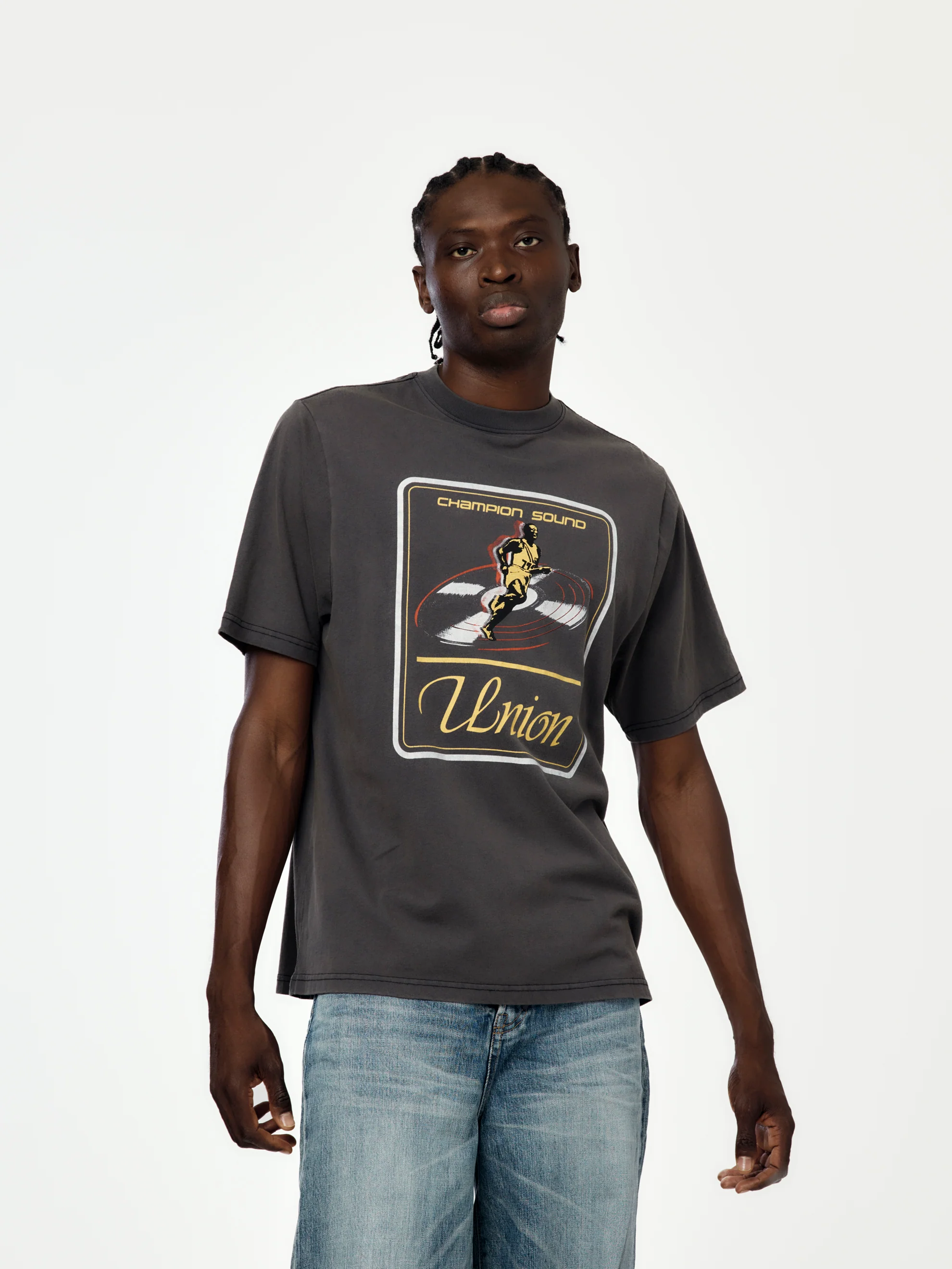 Track Tee (Vintage Black)