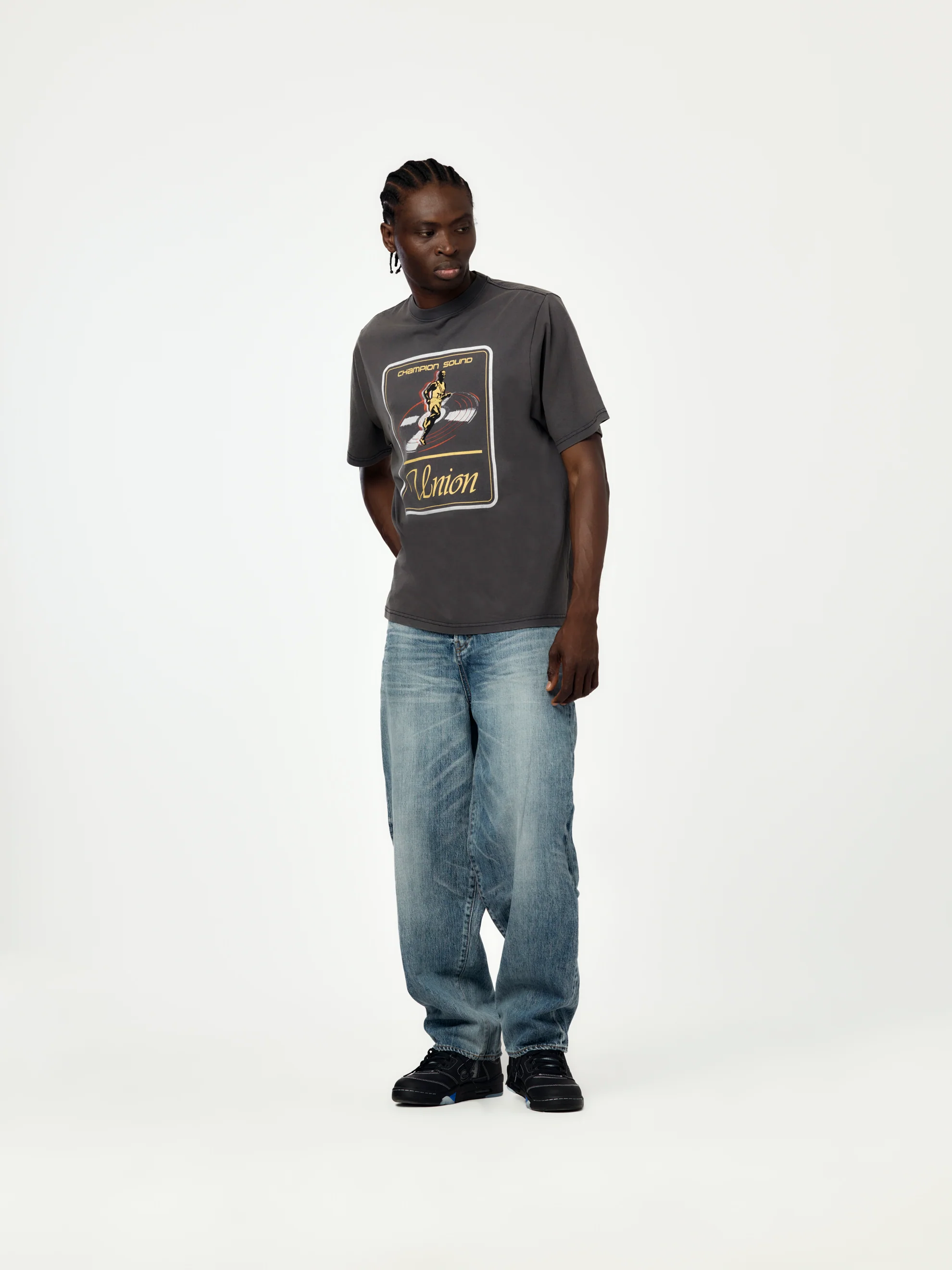 Track Tee (Vintage Black) - Image 3