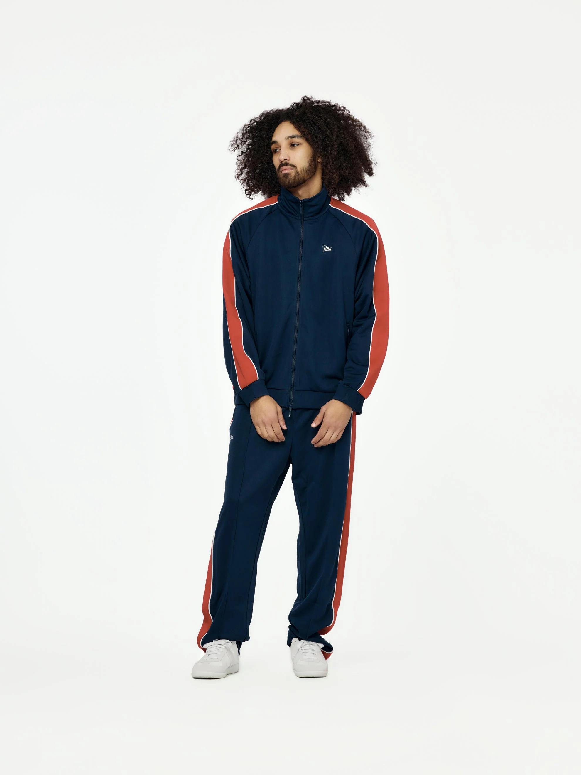 Tricot Straight Track Pants (Black Iris) - Image 4