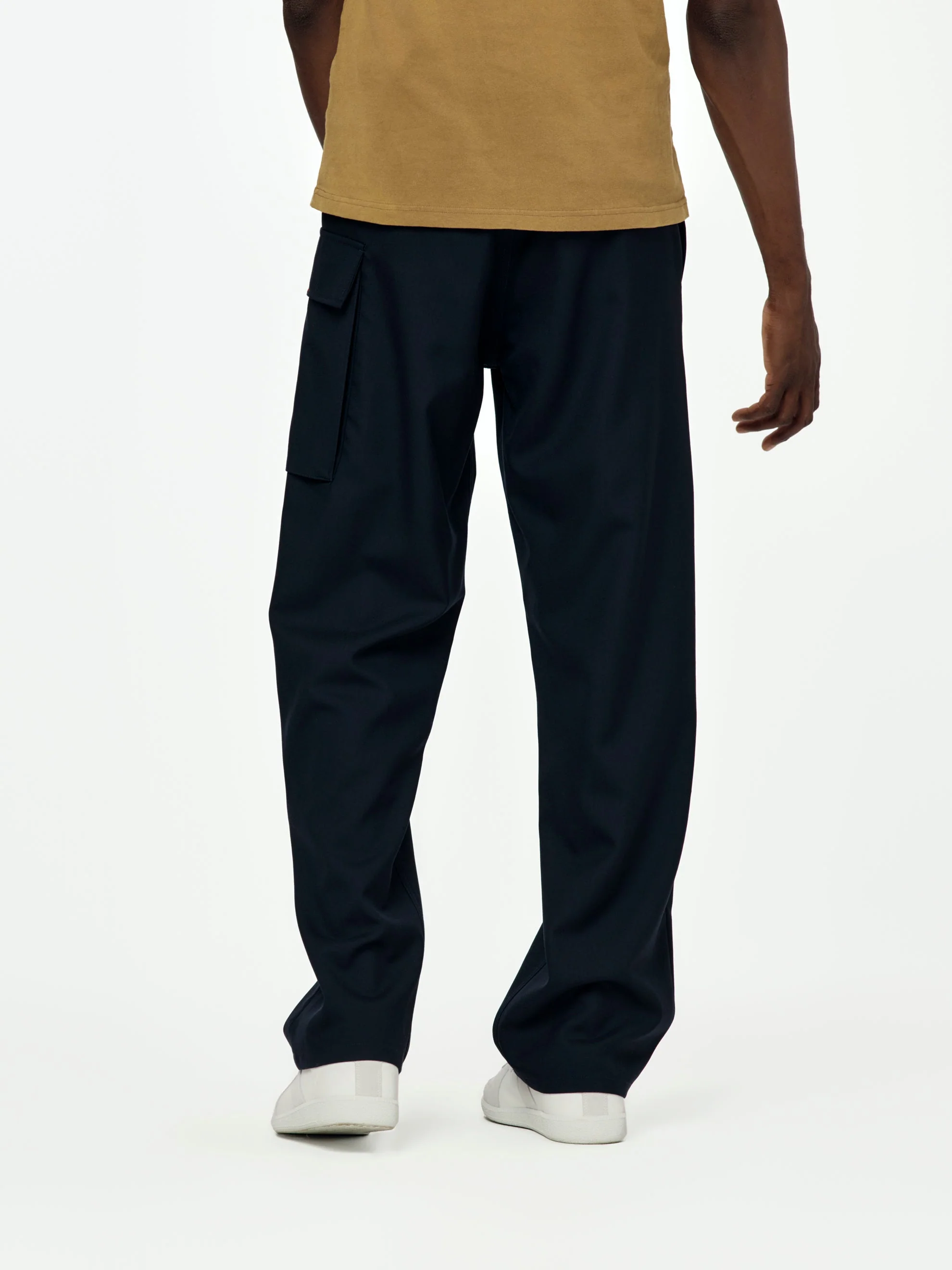 Tropical Wool Straight Leg Pants (Blublack) - Image 3