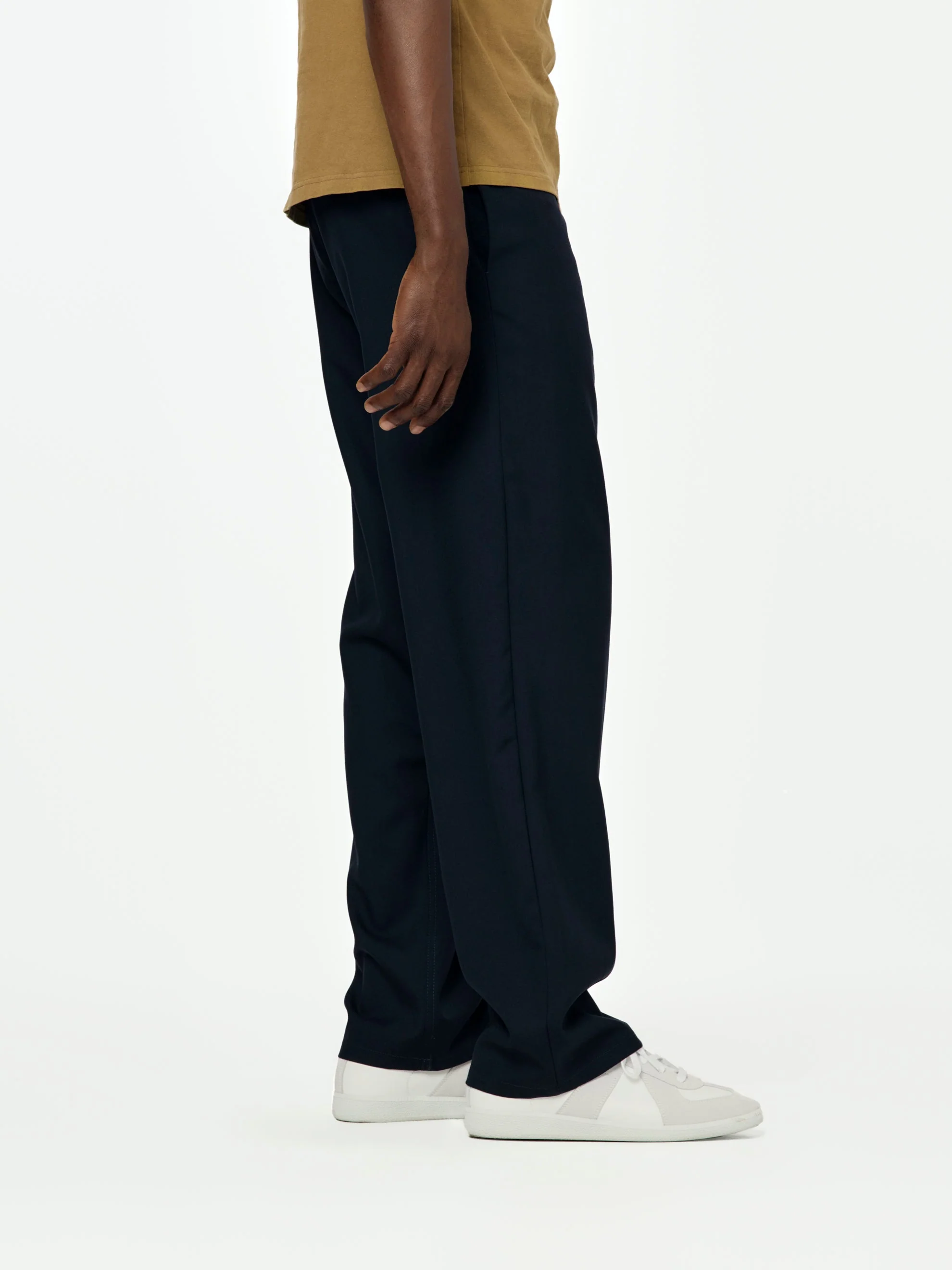 Tropical Wool Straight Leg Pants (Blublack) - Image 4