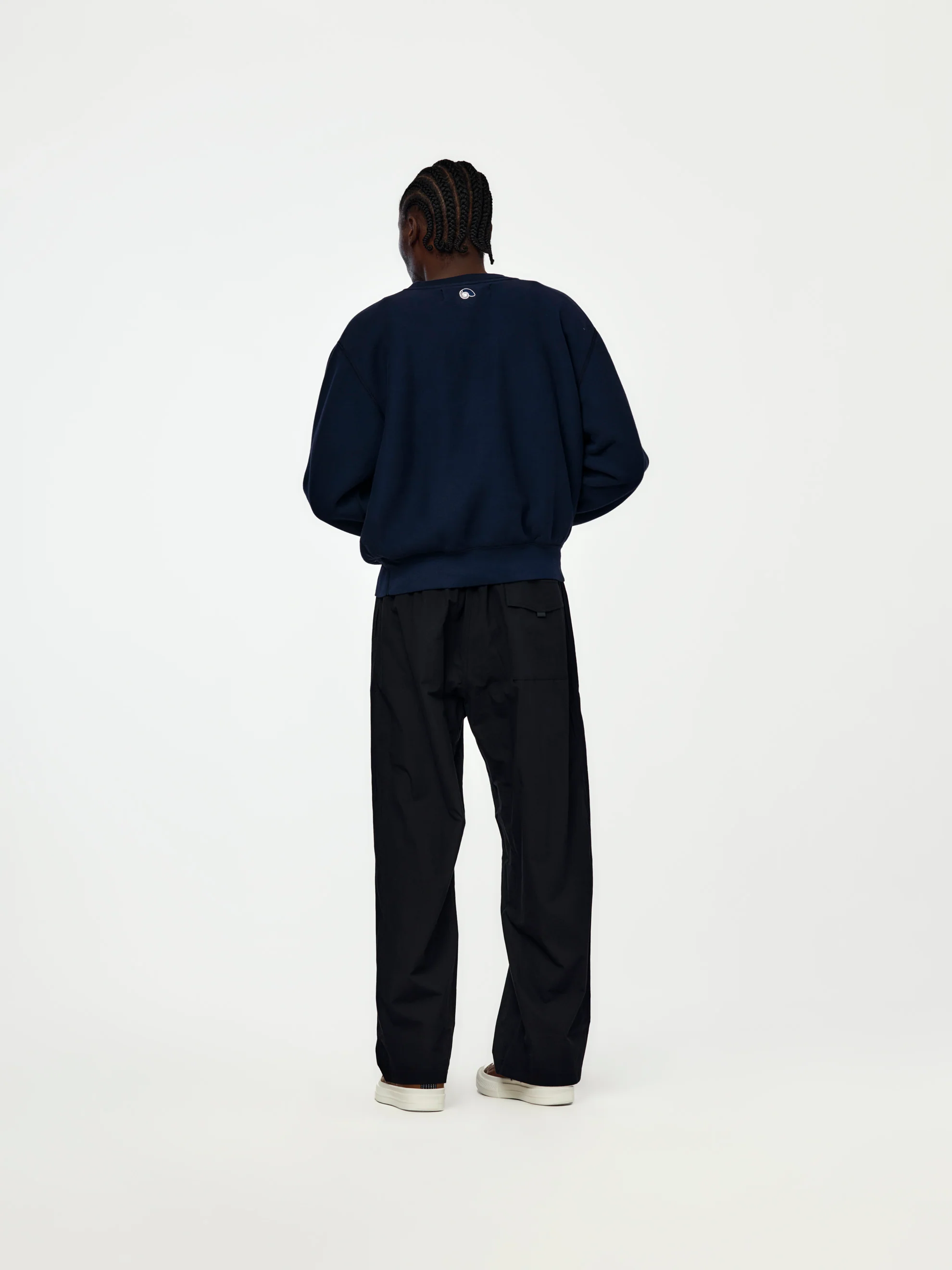 Trow Drawstring Waist Pants (Black) - Image 5