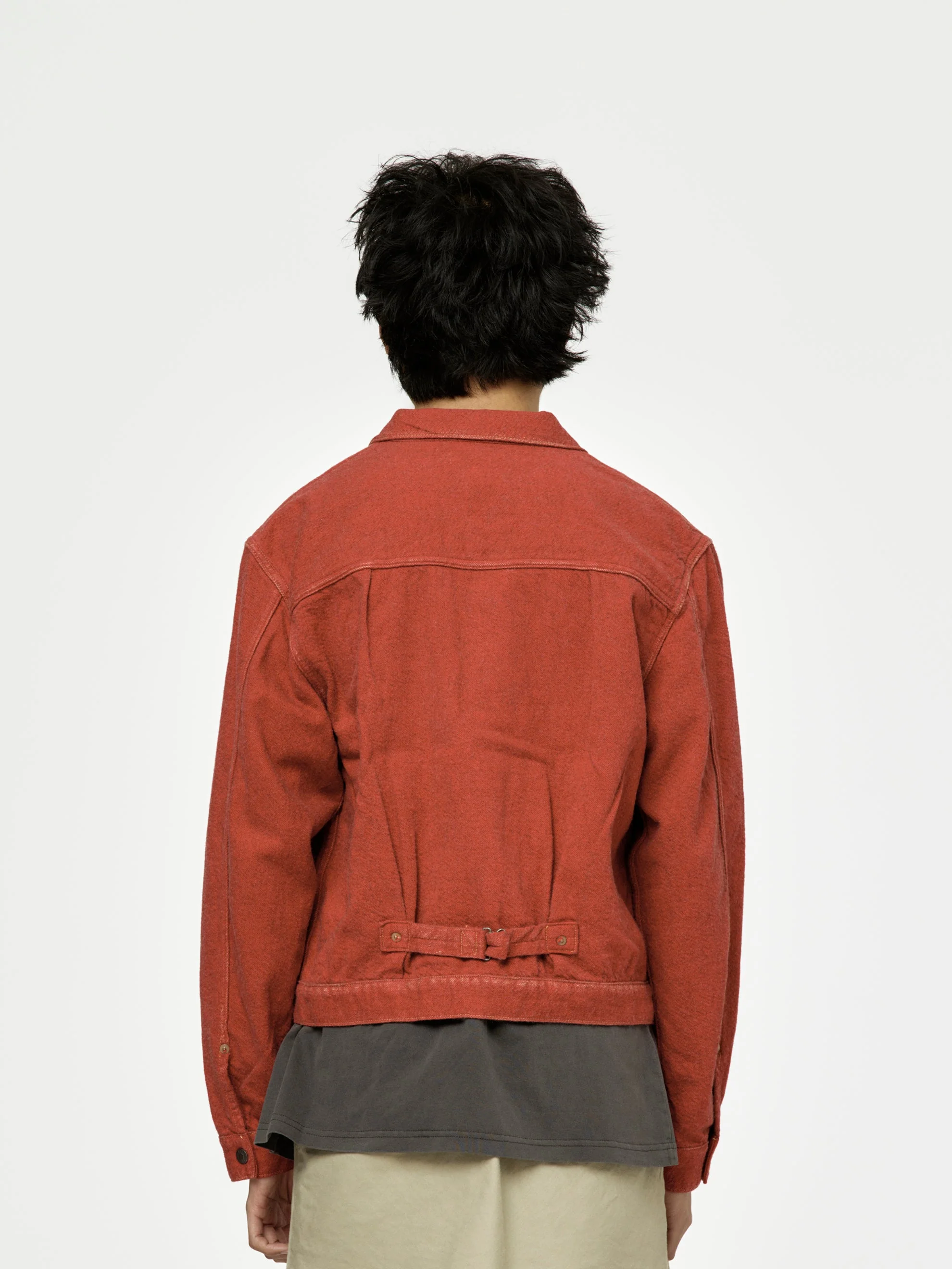 Twill Aging-Wool 1st JKT (Faded Red) - Image 3