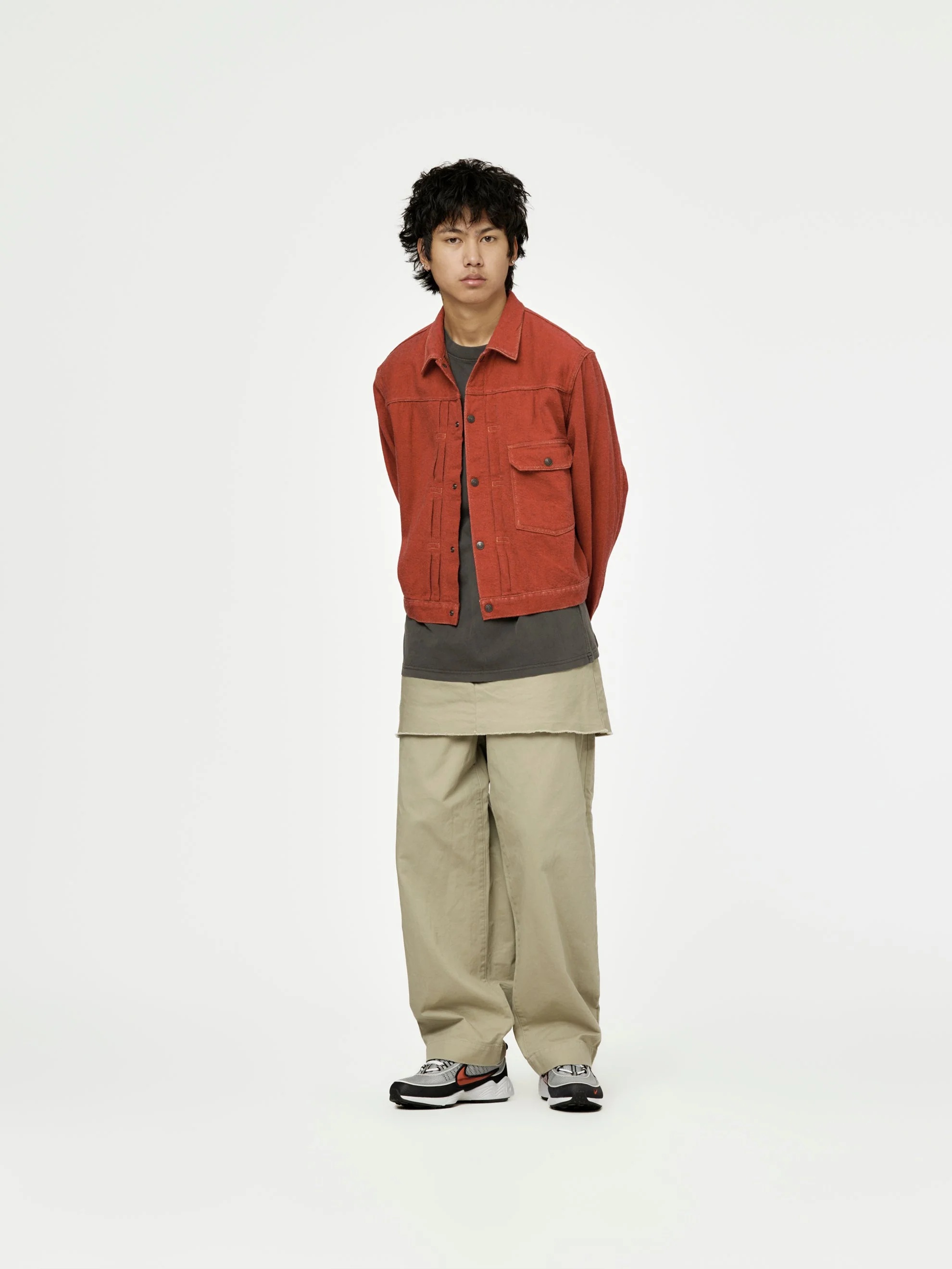 Twill Aging-Wool 1st JKT (Faded Red) - Image 4