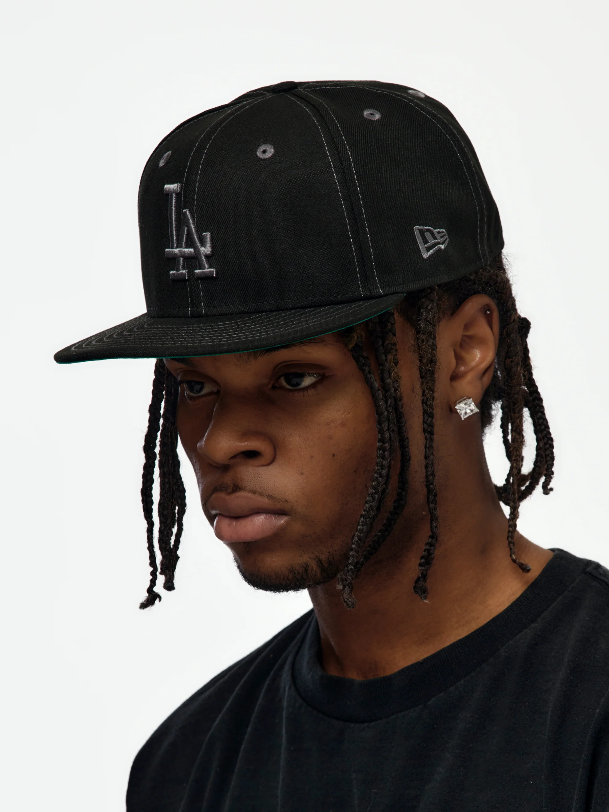 New Era x Union Dodgers Cap (Black) - Image 2
