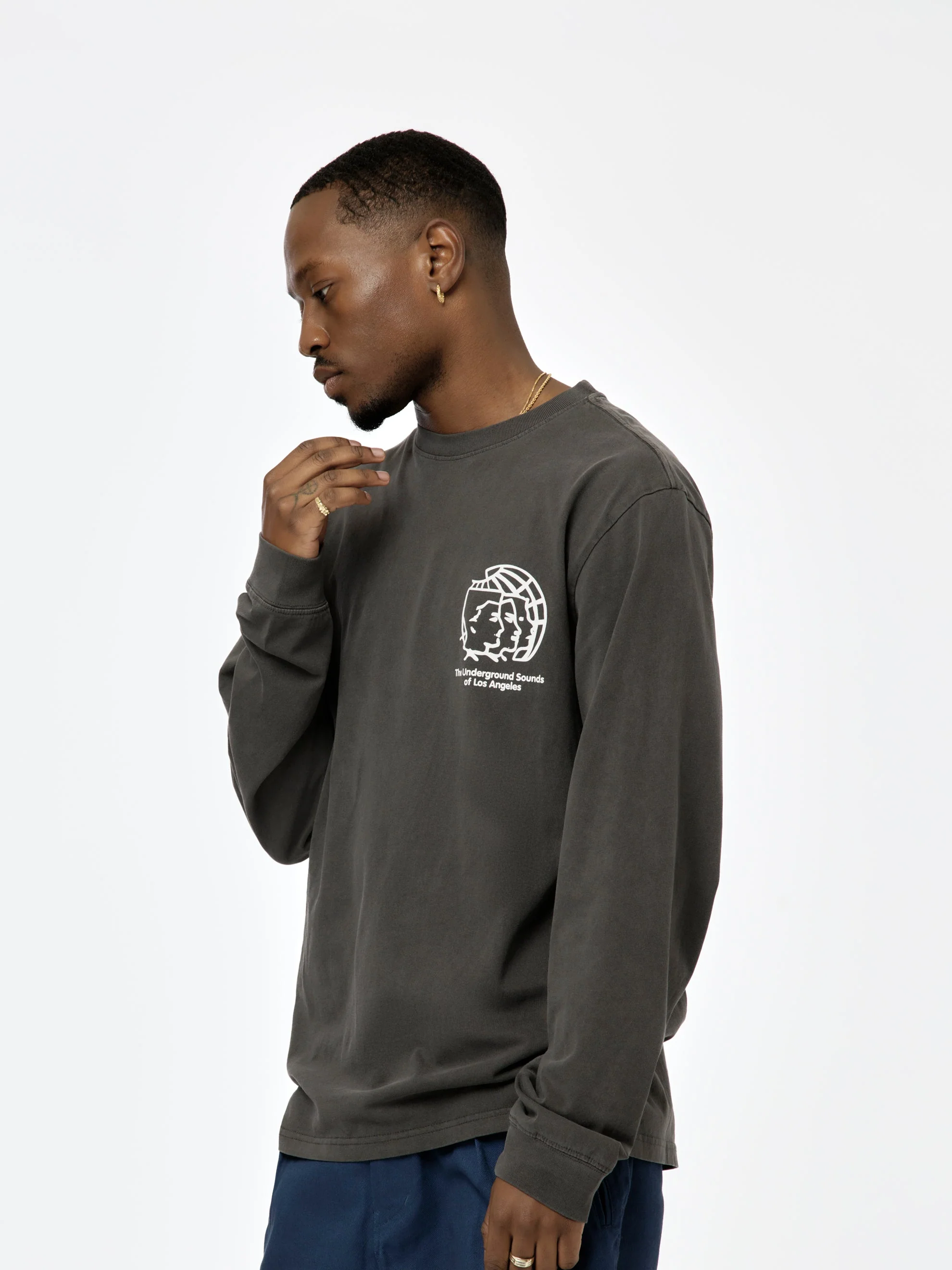Underground Long sleeve (Vintage Black) - Image 3