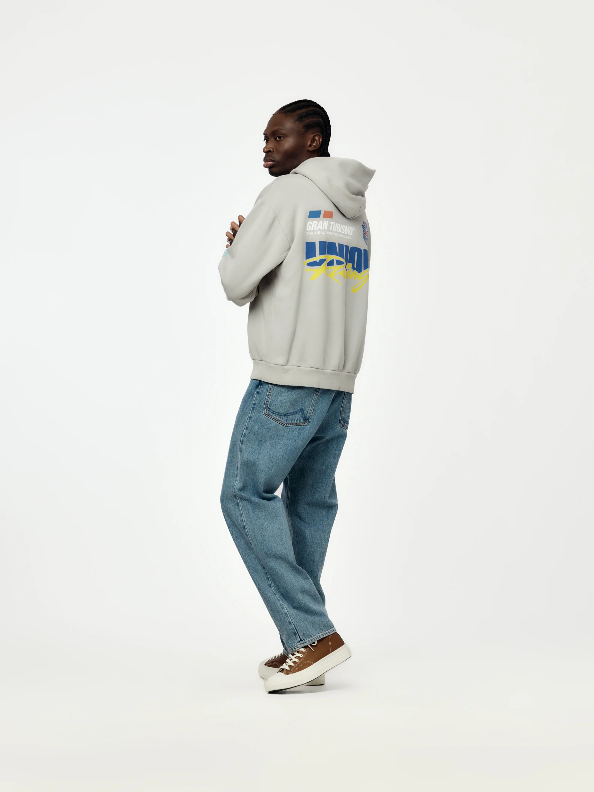 Union x Gran Turismo Hoodie (Grey) - Image 5