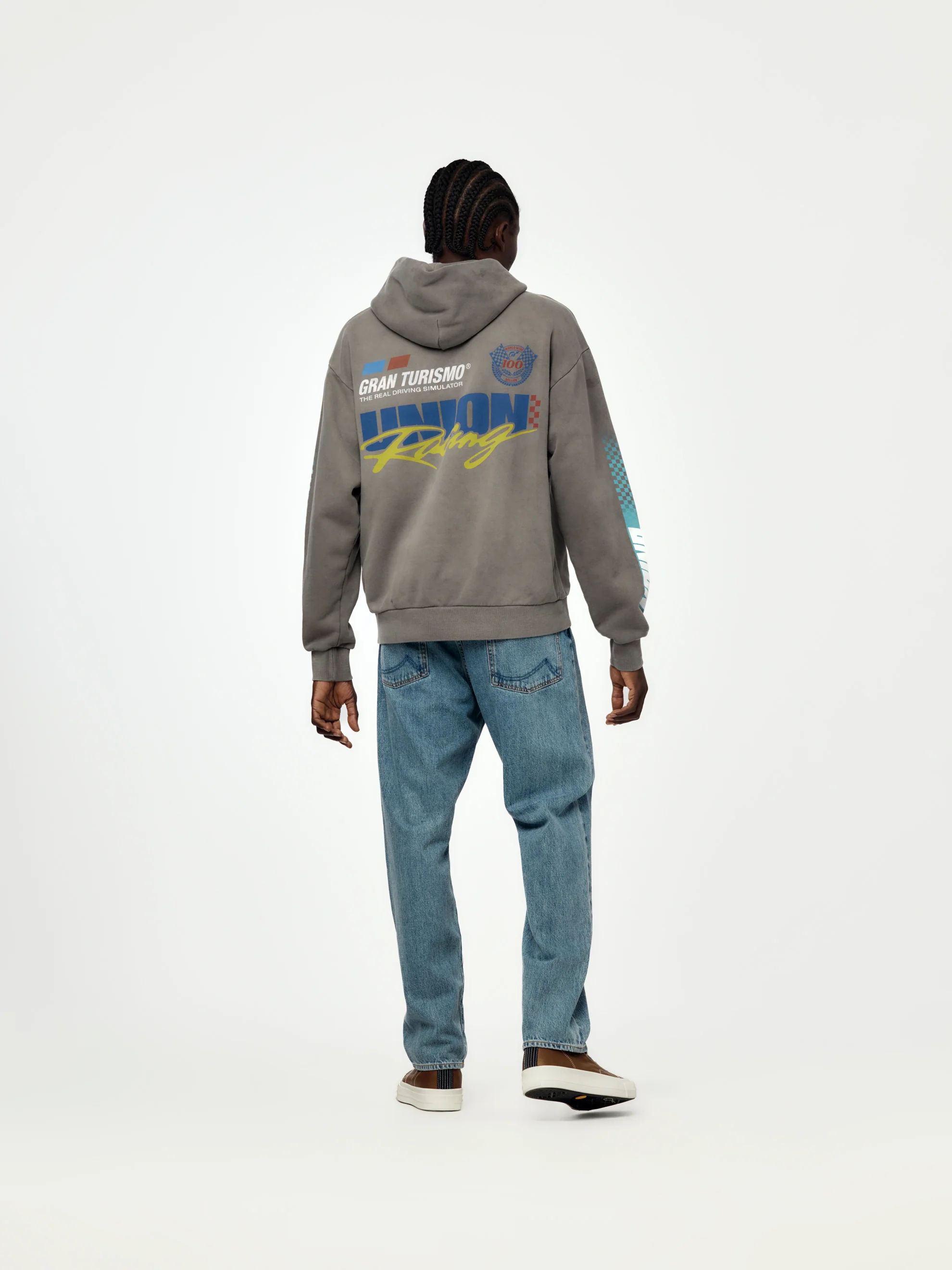 Union x Gran Turismo Hoodie (Vintage Black) - Image 5