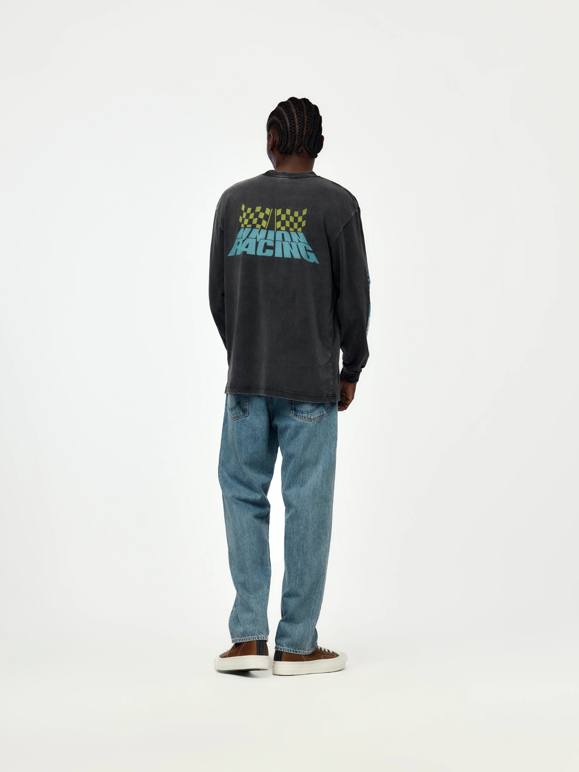Union x Gran Turismo L/S T-Shirt (Vintage Black) - Image 5